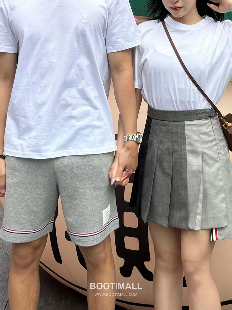 Thom Browne Tricolor Jacquard Knit Shorts Cotton Red 톰브라운 트리컬러 자카드 니트 쇼츠 코튼 레드 1