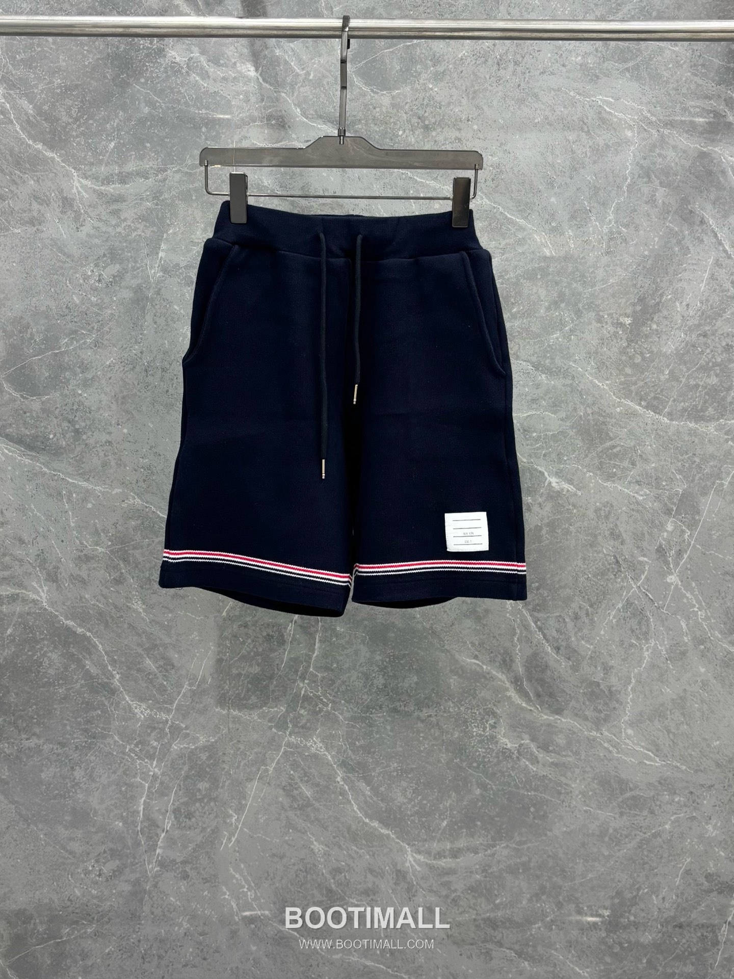 Thom Browne Tricolor Jacquard Knit Shorts Cotton Red 톰브라운 트리컬러 자카드 니트 쇼츠 코튼 레드 2