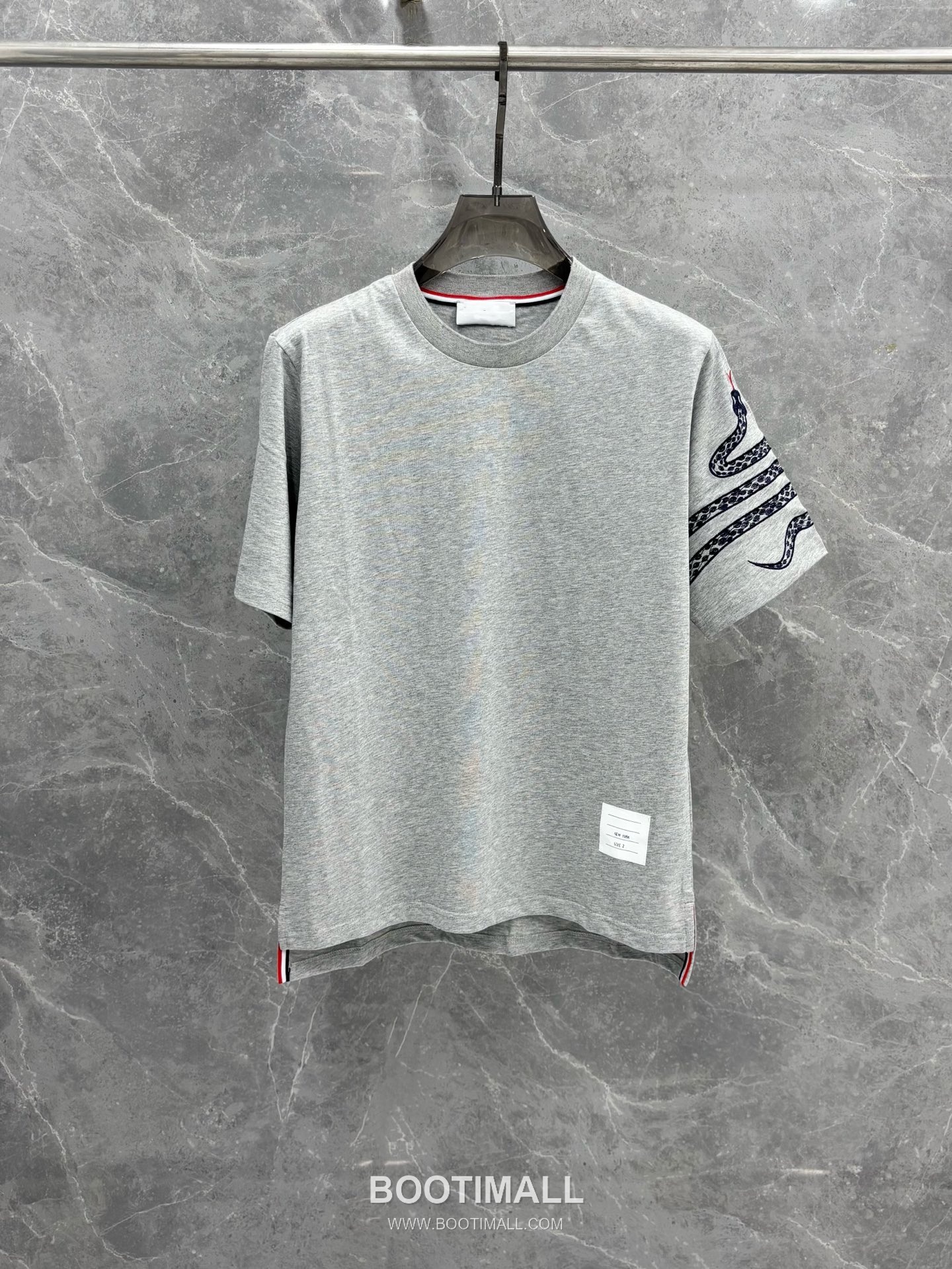 Thom Browne Snake Year Embroidery Tee Cotton T-Shirt 톰브라운 뱀해 자수 티 코튼 티셔츠 1