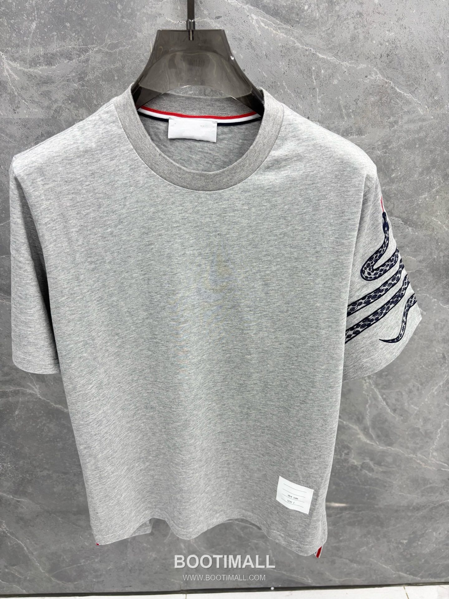 Thom Browne Snake Year Embroidery Tee Cotton T-Shirt 톰브라운 뱀해 자수 티 코튼 티셔츠 3