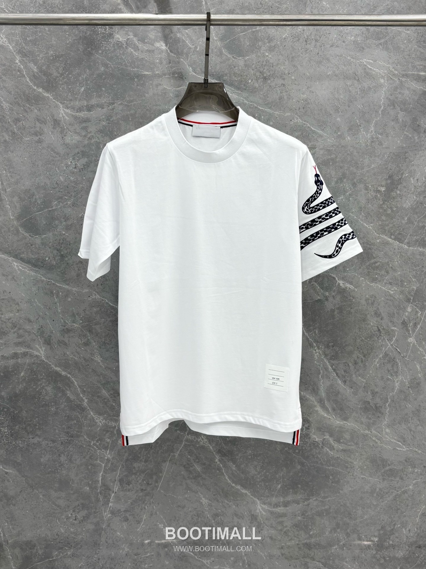 Thom Browne Snake Year Embroidery Tee Cotton T-Shirt 톰브라운 뱀해 자수 티 코튼 티셔츠 1