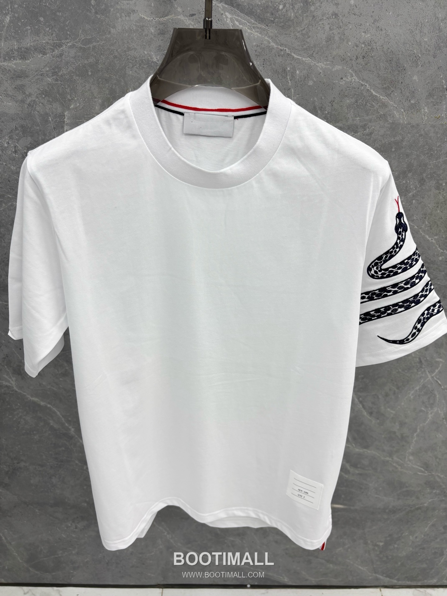 Thom Browne Snake Year Embroidery Tee Cotton T-Shirt 톰브라운 뱀해 자수 티 코튼 티셔츠 3