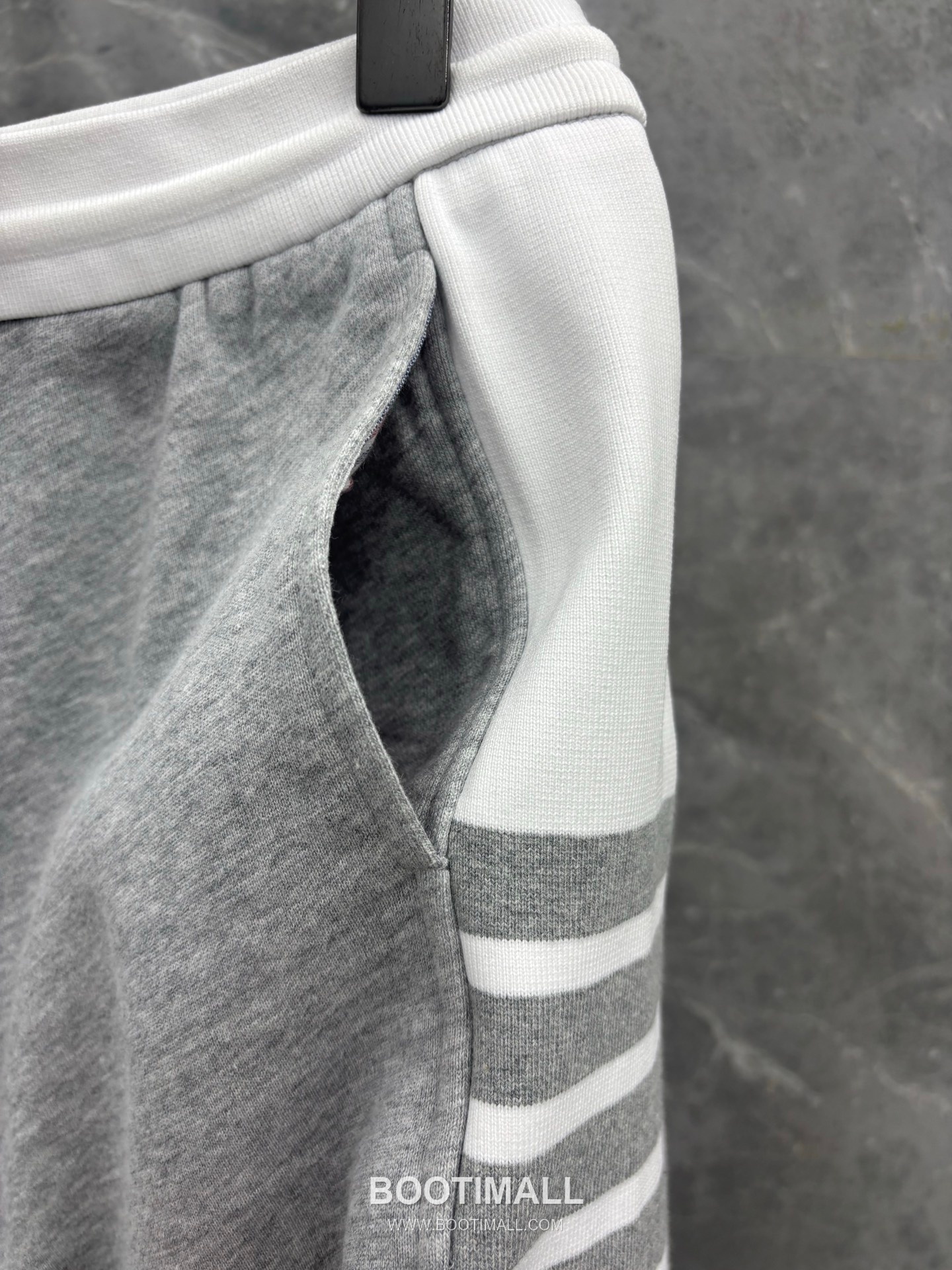 Thom Browne 4-Bar Colorblock Ribbed Cotton Navy Shorts 톰브라운 4바 컬러블록 립 코튼 네이비 쇼츠 7