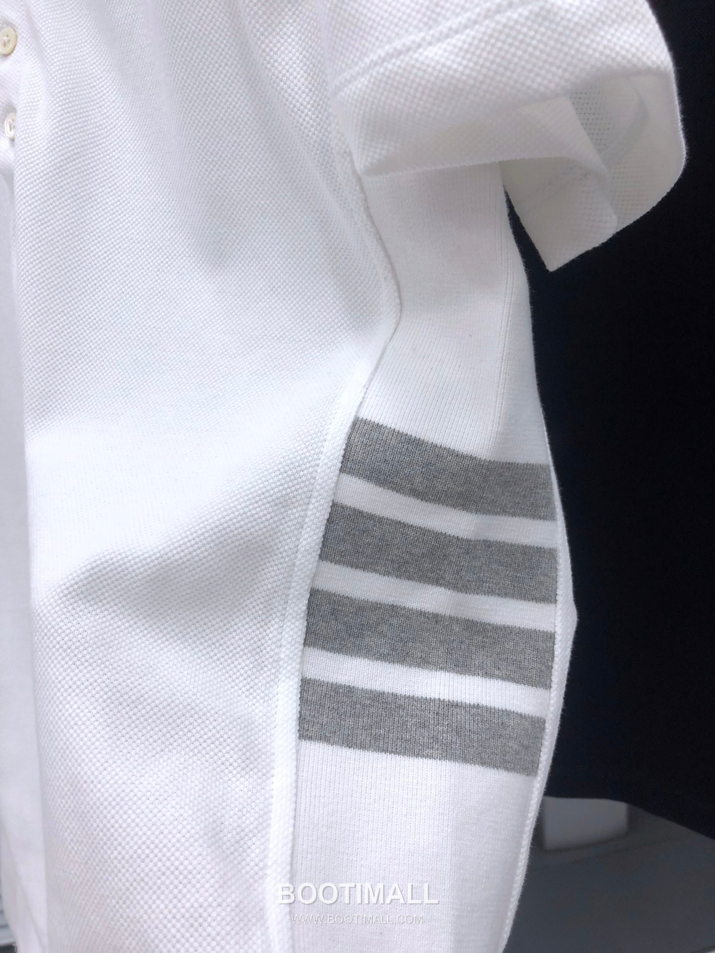 Thom Browne 4-Bar Rib Panel Polo Cotton Red Polo Shirt 톰브라운 4바 립 패널 폴로 코튼 레드 폴로셔츠 5