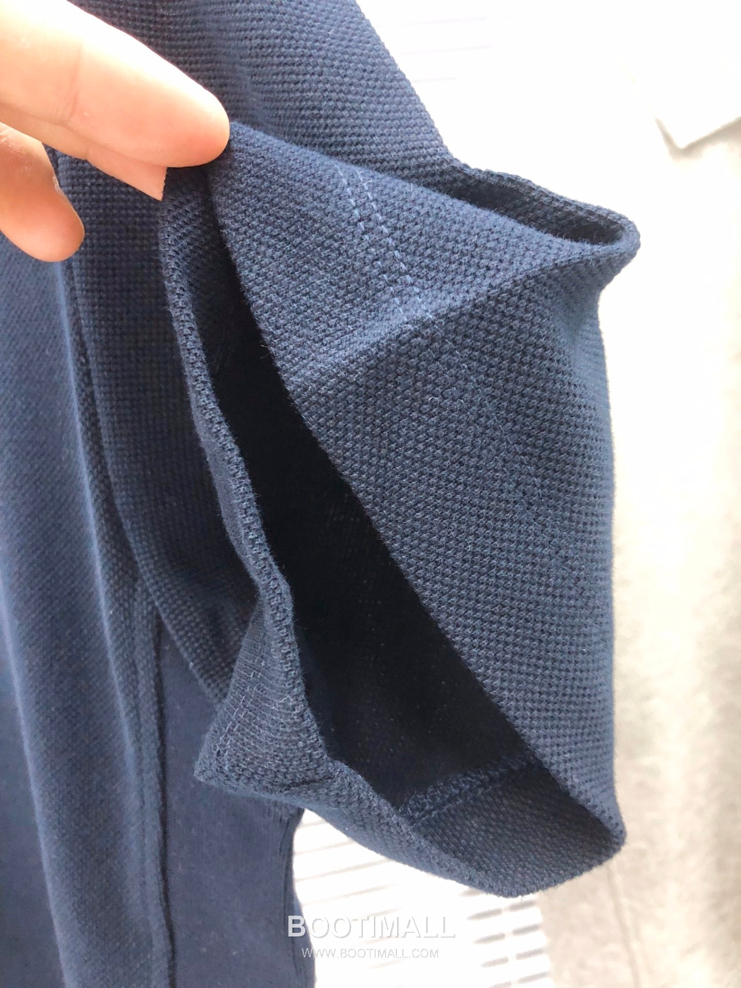 Thom Browne 4-Bar Rib Panel Polo Cotton Red Polo Shirt 톰브라운 4바 립 패널 폴로 코튼 레드 폴로셔츠 4