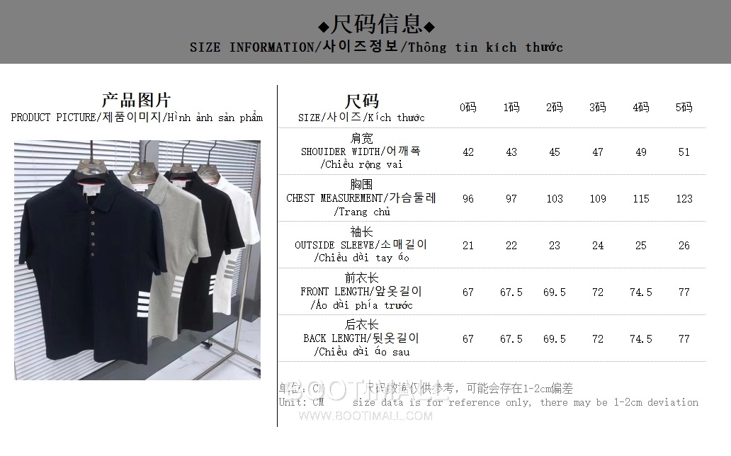 Thom Browne 4-Bar Rib Panel Polo Cotton Red Polo Shirt 톰브라운 4바 립 패널 폴로 코튼 레드 폴로셔츠 7