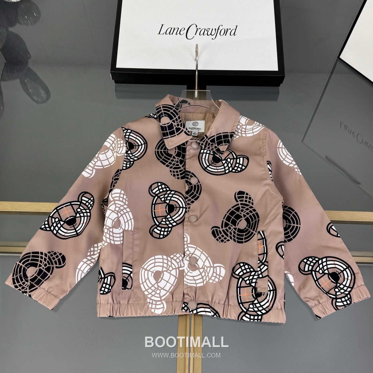 Balenciaga Teddy Print Kids Beige Jacket 발렌시아가 테디 프린트 키즈 베이지 자켓 1