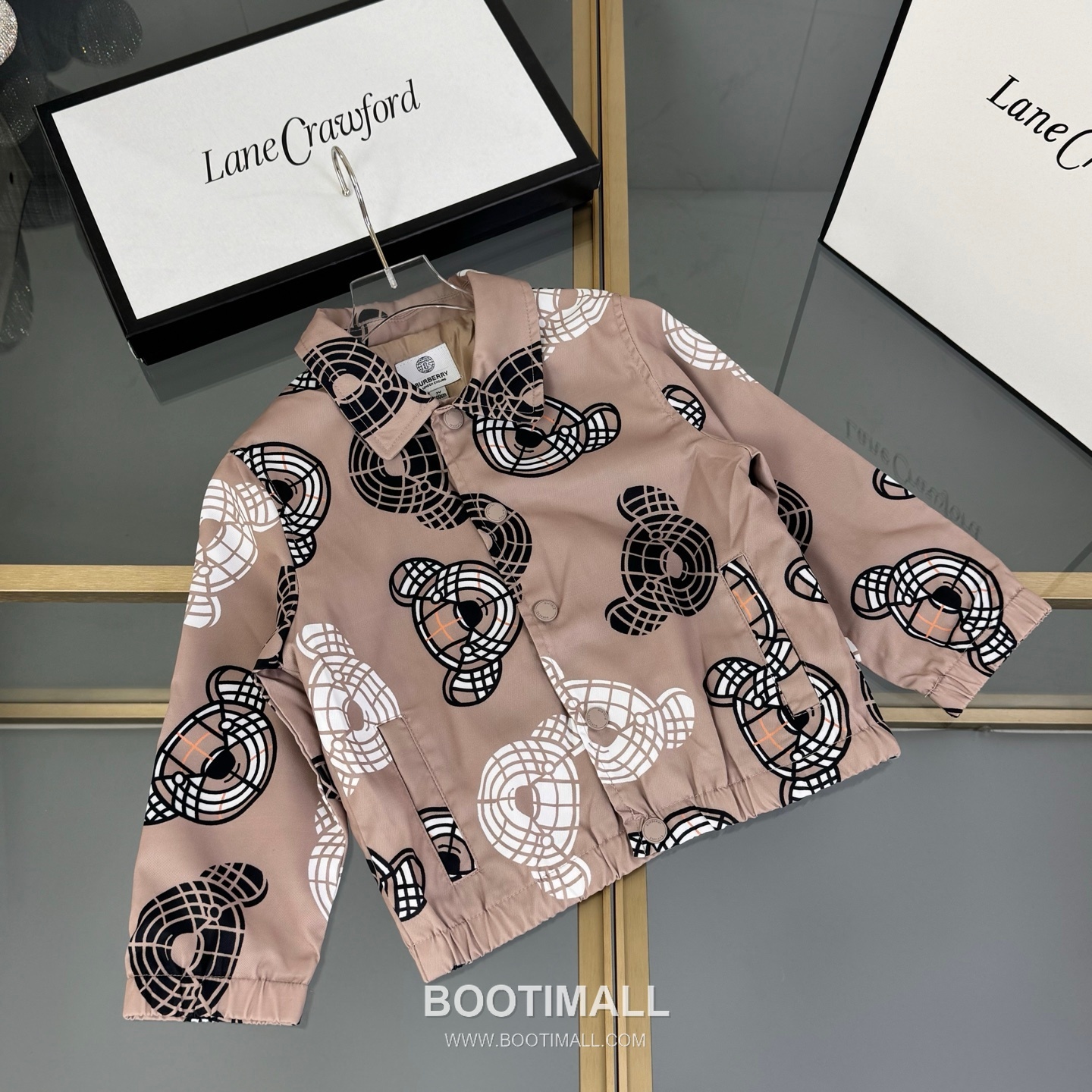 Balenciaga Teddy Print Kids Beige Jacket 발렌시아가 테디 프린트 키즈 베이지 자켓 3