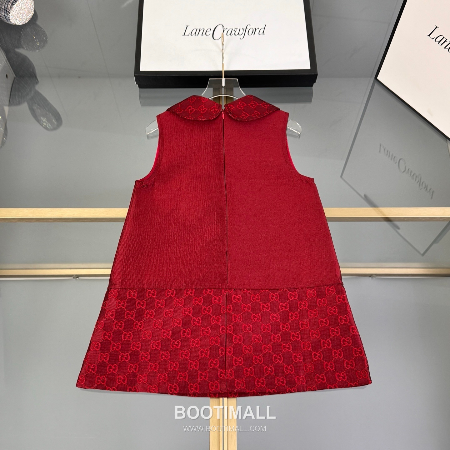 Gucci New Year GG Embroidery Dress Satin Cotton Burgundy 구찌 신년 GG 자수 드레스 새틴 코튼 버건디 9