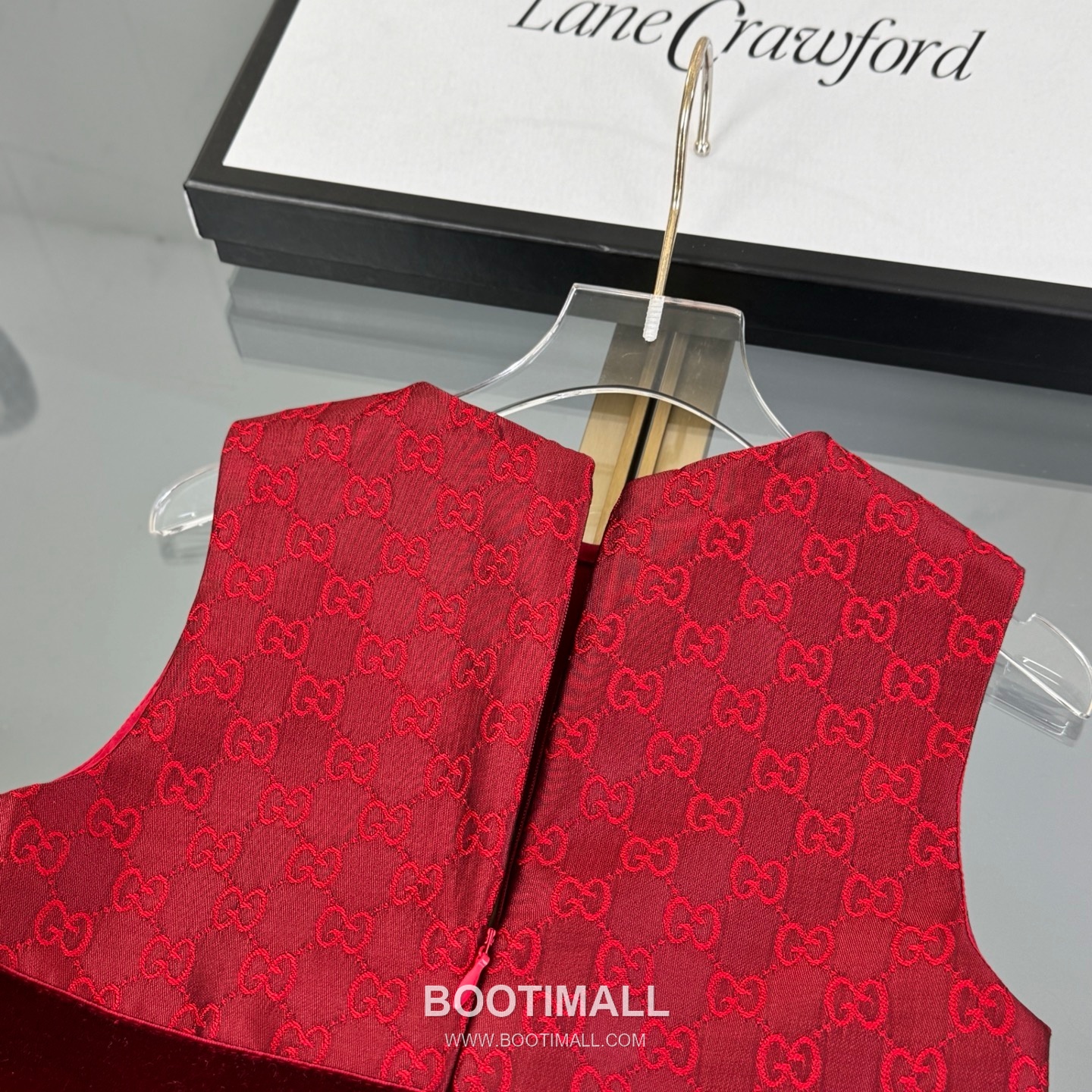 Gucci New Year GG Embroidered Dress Satin Cotton Burgundy 구찌 뉴이어 GG 자수 드레스 새틴 코튼 버건디 8