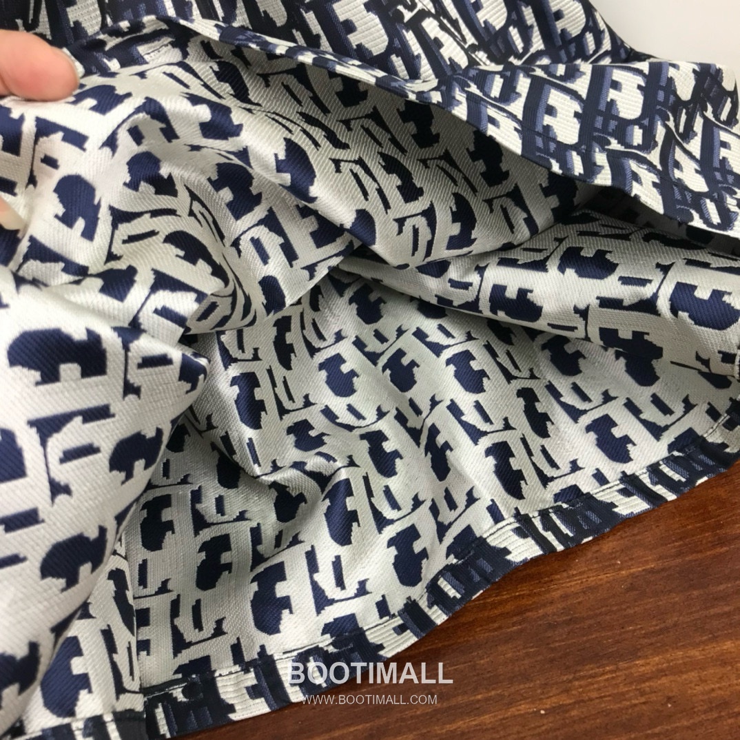 Dior CD Monogram Princess Dress Cotton Beige 디올 CD 모노그램 프린세스 드레스 코튼 베이지 7