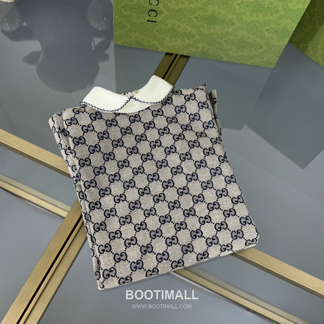 Balenciaga Monogram Collar Dress Beige 발렌시아가 모노그램 카라 드레스 베이지 15