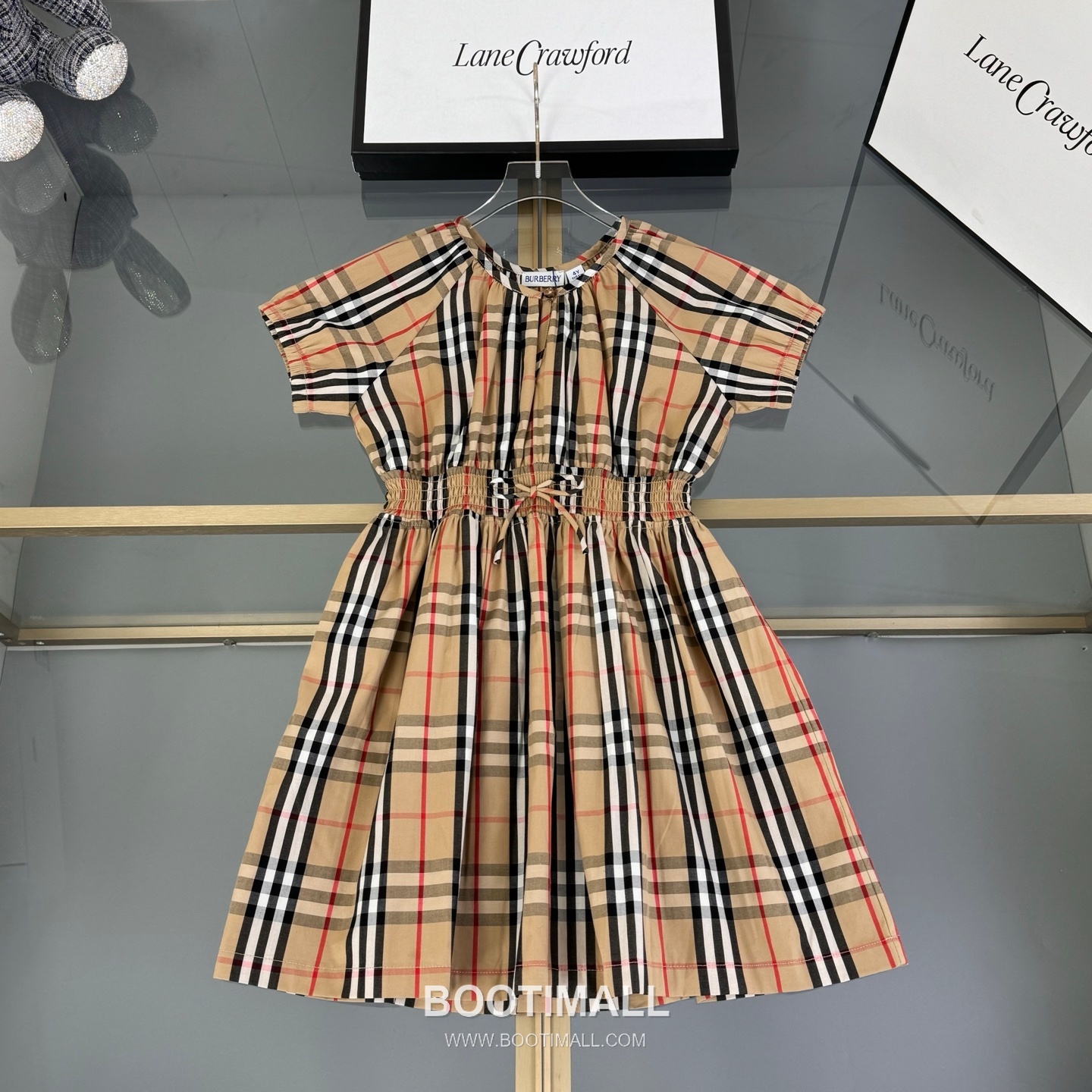 Balenciaga Monogram Collar Dress Beige 발렌시아가 모노그램 카라 드레스 베이지 3