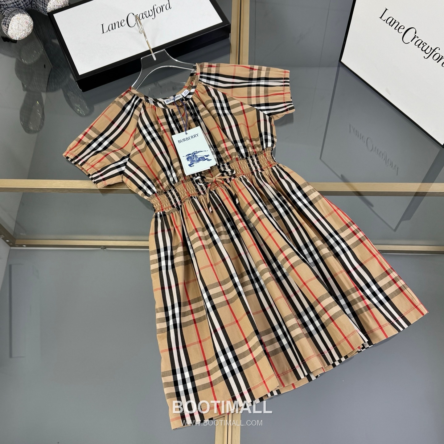 Balenciaga Monogram Collar Dress Beige 발렌시아가 모노그램 카라 드레스 베이지 4