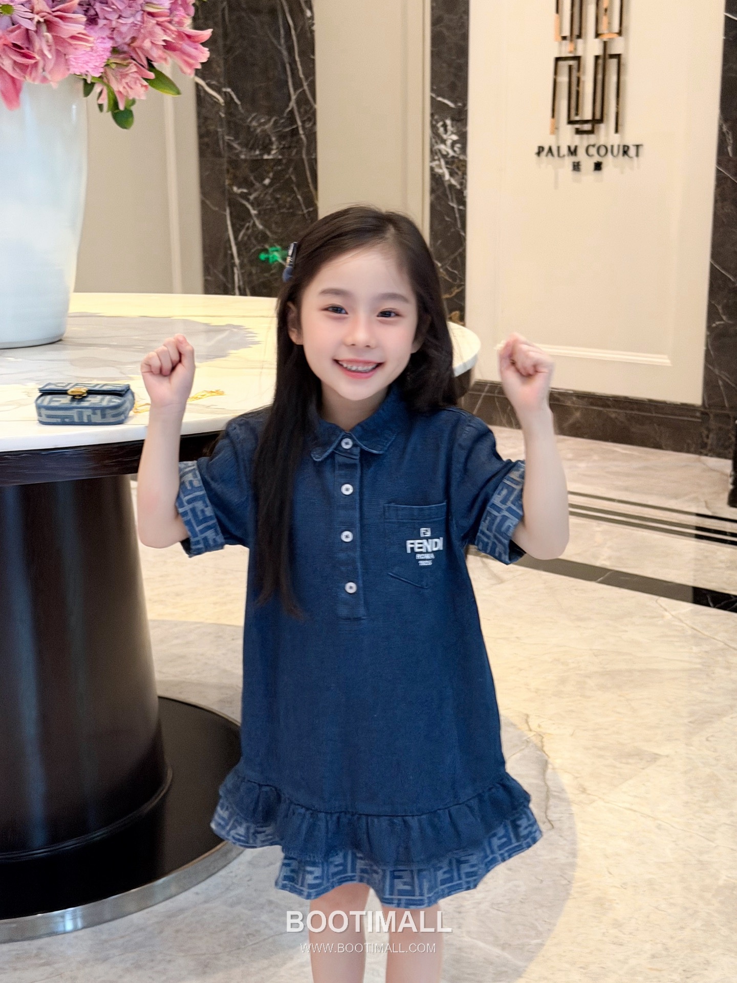 Balenciaga Spring Denim A-Line Cotton Denim Navy Dress 발렌시아가 봄 데님 A라인 코튼 데님 네이비 드레스 2