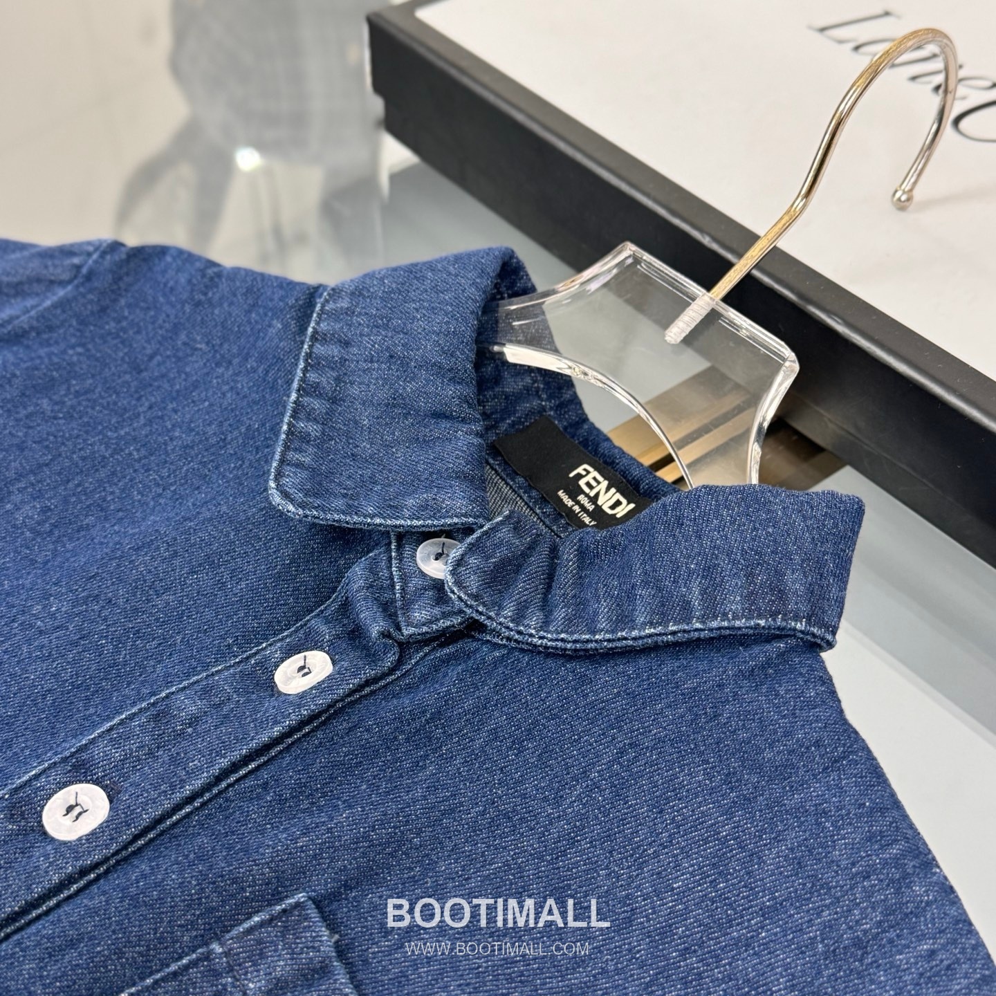 Balenciaga Spring Denim A-Line Cotton Denim Navy Dress 발렌시아가 봄 데님 A라인 코튼 데님 네이비 드레스 13