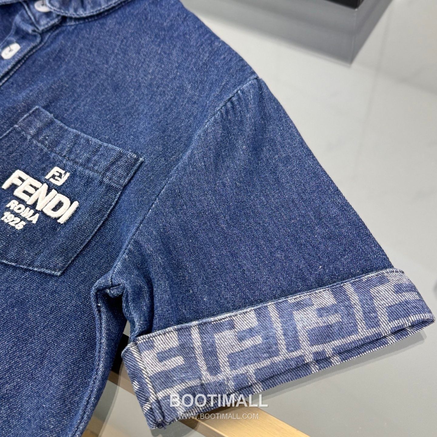 Balenciaga Spring Denim A-Line Cotton Denim Navy Dress 발렌시아가 봄 데님 A라인 코튼 데님 네이비 드레스 14