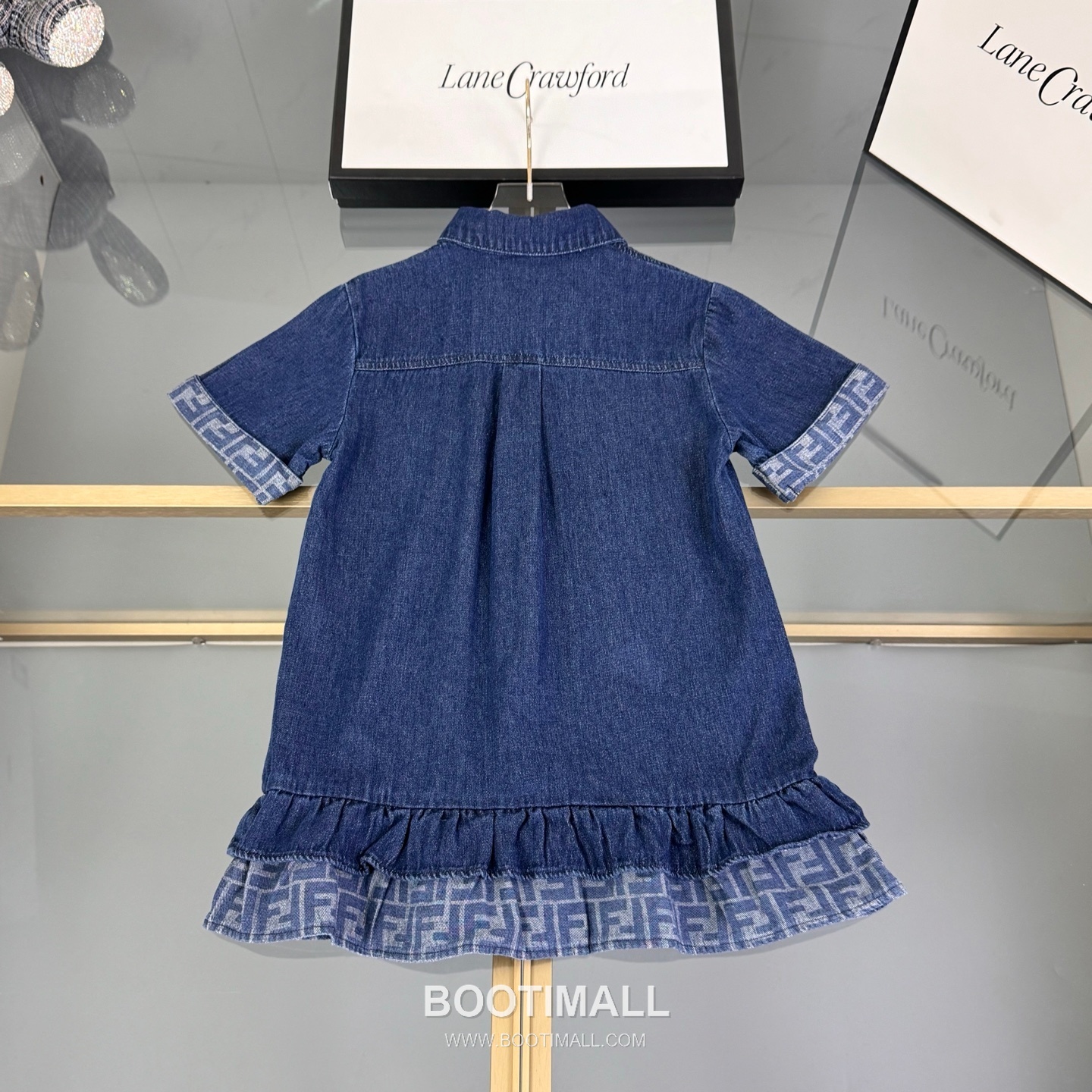 Balenciaga Spring Denim A-Line Cotton Denim Navy Dress 발렌시아가 봄 데님 A라인 코튼 데님 네이비 드레스 18