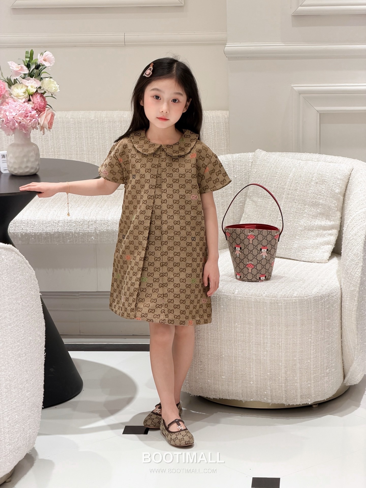 Gucci GG Jacquard Denim Dress Denim Brown 구찌 GG 자카드 데님 드레스 데님 브라운 2