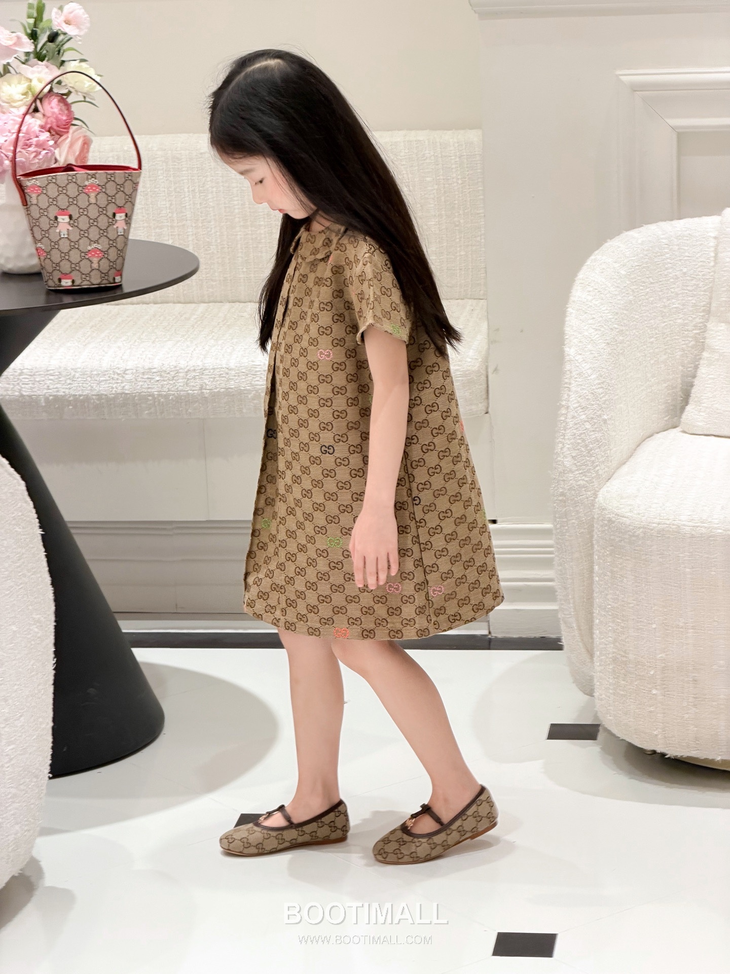 Gucci GG Jacquard Denim Dress Denim Brown 구찌 GG 자카드 데님 드레스 데님 브라운 8