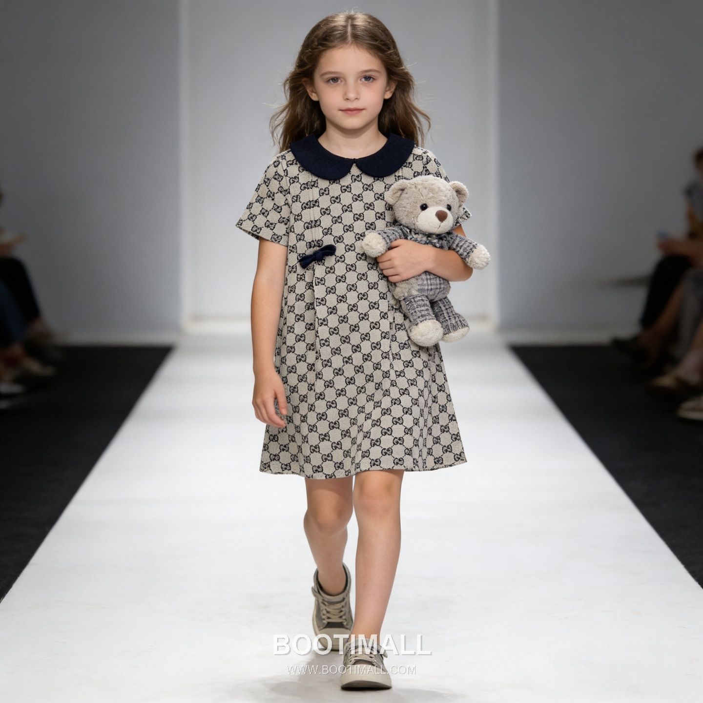 Balenciaga Jacquard Logo Denim Dress Denim Beige 발렌시아가 자카드 로고 데님 원피스 데님 베이지 1