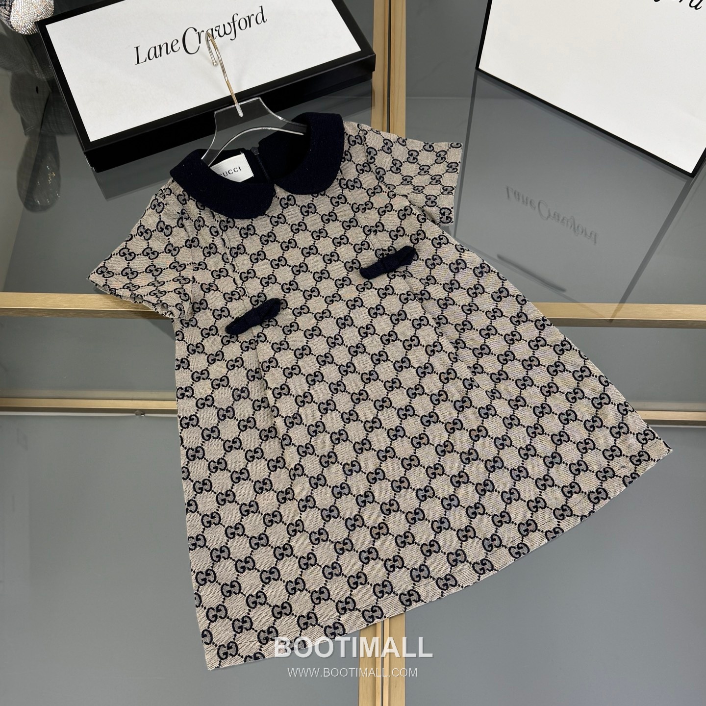 Balenciaga Jacquard Logo Denim Dress Denim Beige 발렌시아가 자카드 로고 데님 원피스 데님 베이지 6