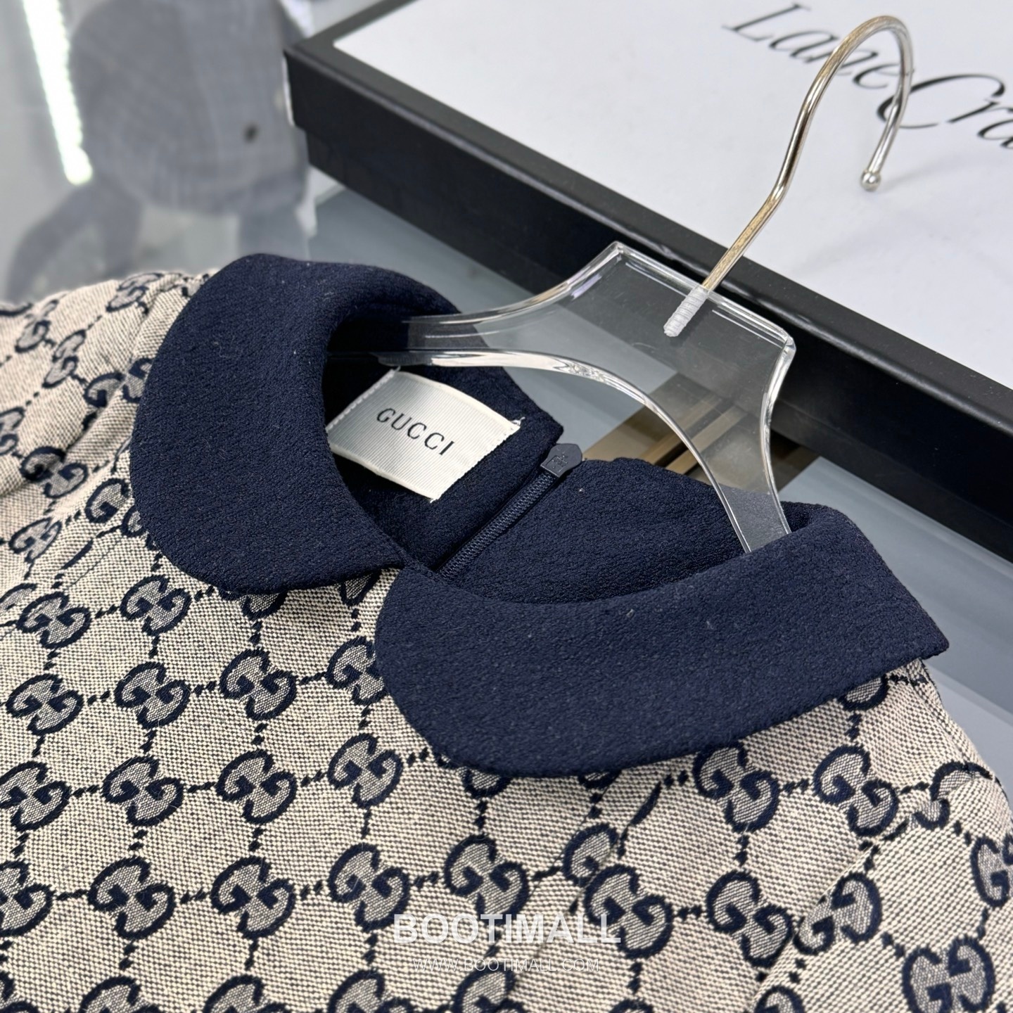 Balenciaga Jacquard Logo Denim Dress Denim Beige 발렌시아가 자카드 로고 데님 원피스 데님 베이지 8