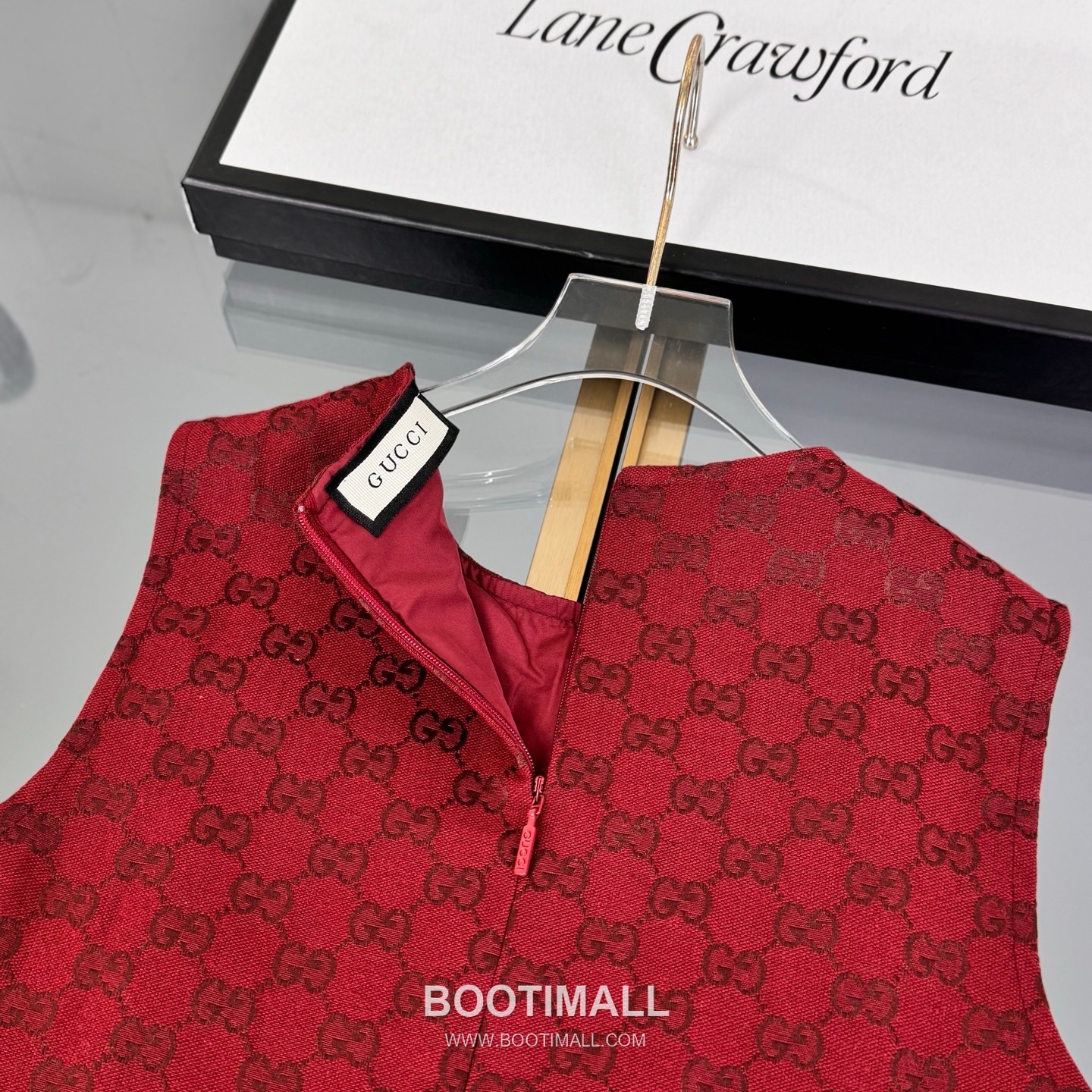 Balenciaga Jacquard Denim Vest Denim Burgundy Dress 발렌시아가 자카드 데님 베스트 데님 버건디 원피스 17