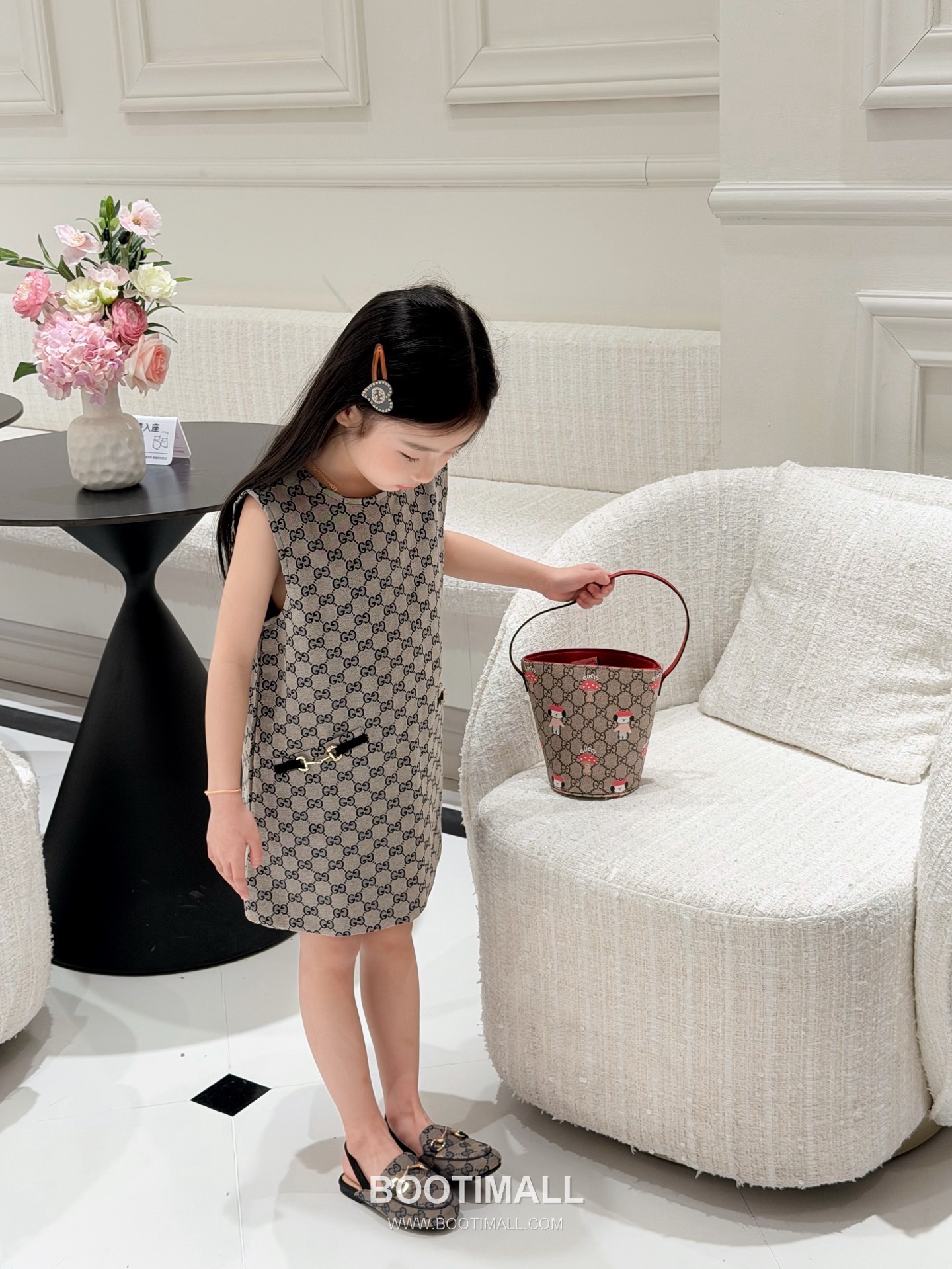 Balenciaga Jacquard Denim Logo Denim Beige Dress 발렌시아가 자카드 데님 로고 데님 베이지 원피스 3