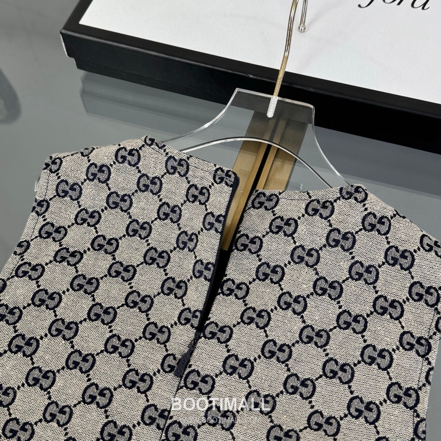 Balenciaga Jacquard Denim Logo Denim Beige Dress 발렌시아가 자카드 데님 로고 데님 베이지 원피스 14