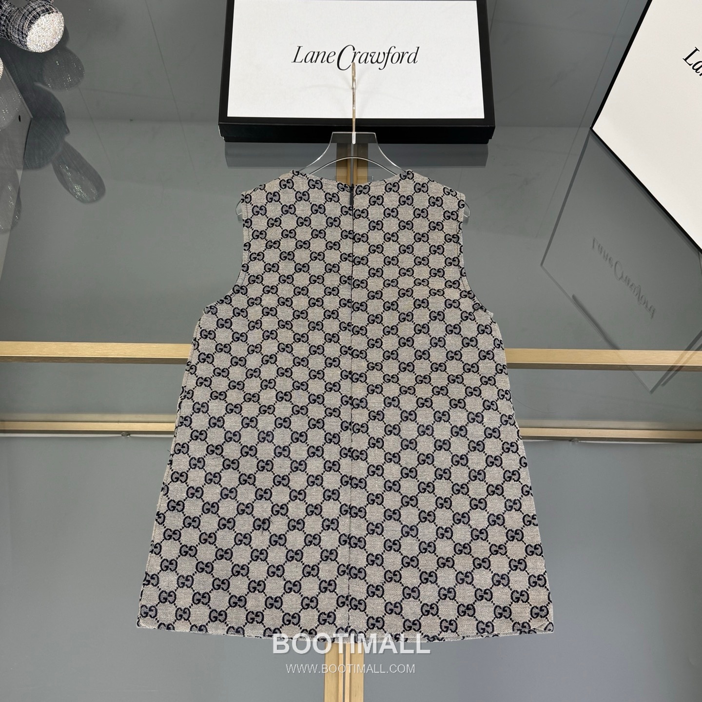 Balenciaga Jacquard Denim Logo Denim Beige Dress 발렌시아가 자카드 데님 로고 데님 베이지 원피스 15