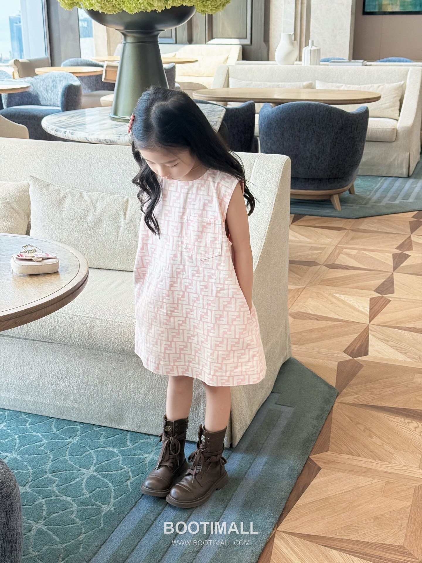 Fendi FF Monogram Pink Dress 펜디 FF 모노그램 핑크 드레스 2