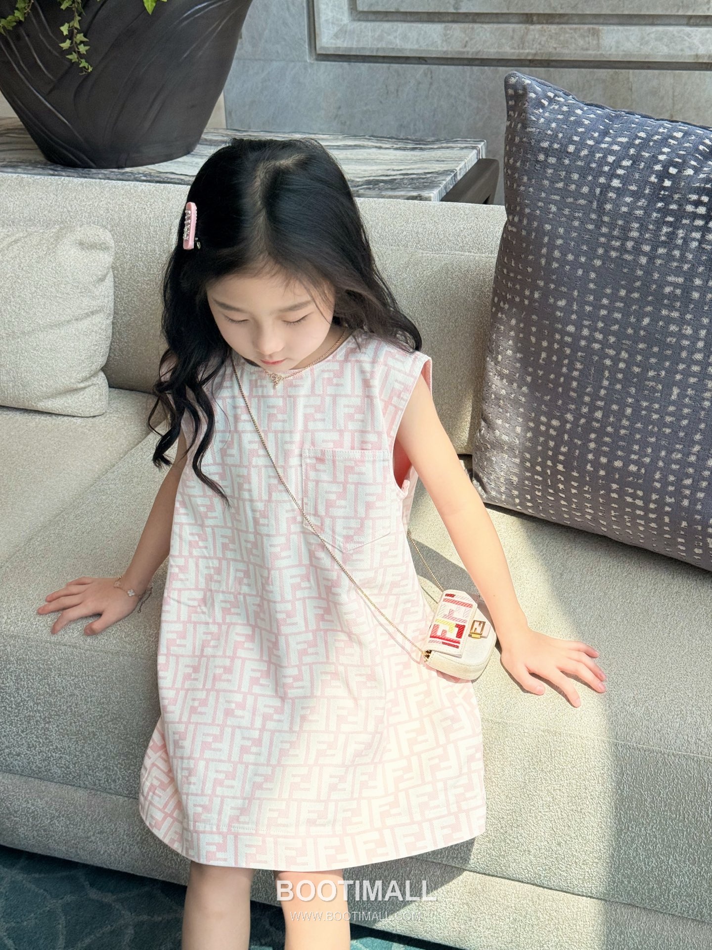 Fendi FF Monogram Pink Dress 펜디 FF 모노그램 핑크 드레스 3