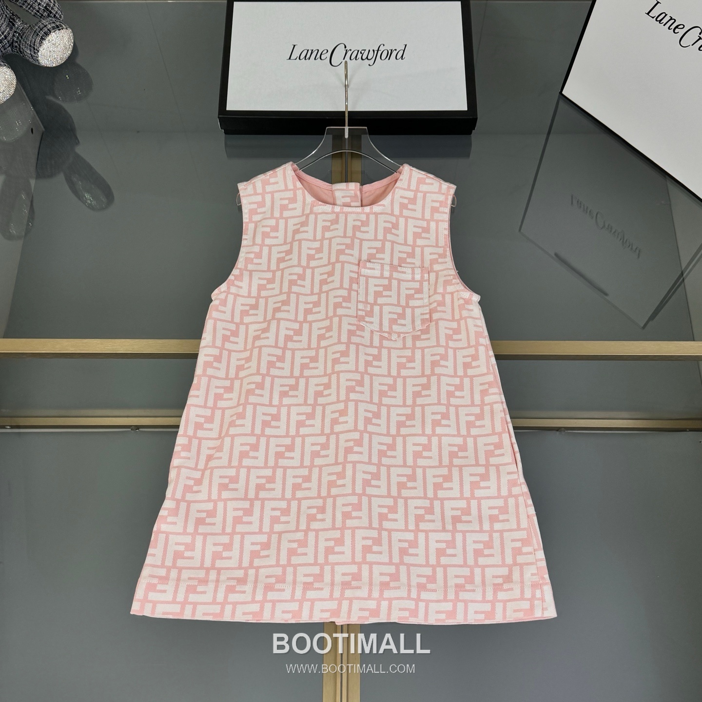 Fendi FF Monogram Pink Dress 펜디 FF 모노그램 핑크 드레스 5