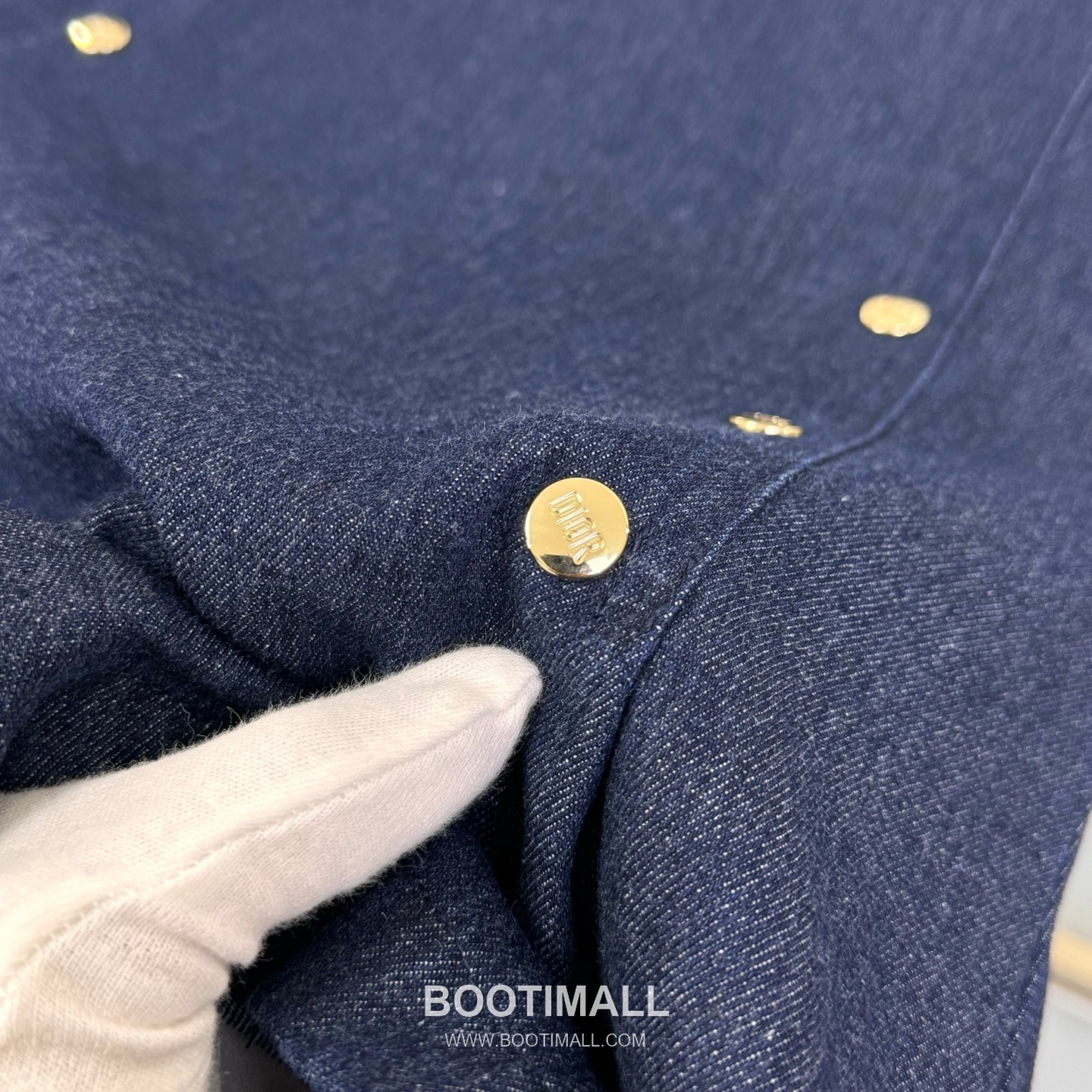 Balenciaga A-Line Denim Cotton Navy Dress 발렌시아가 A라인 데님 코튼 네이비 원피스 14