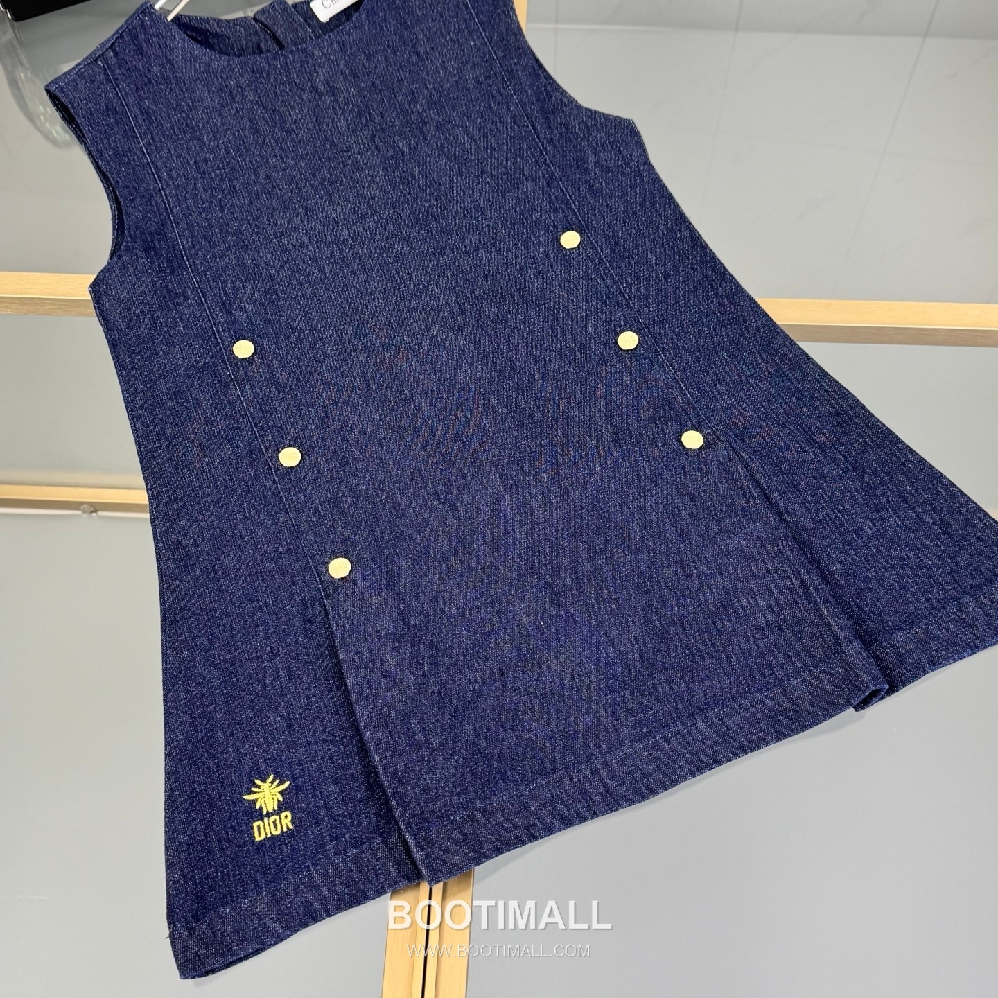 Balenciaga A-Line Denim Cotton Navy Dress 발렌시아가 A라인 데님 코튼 네이비 원피스 16