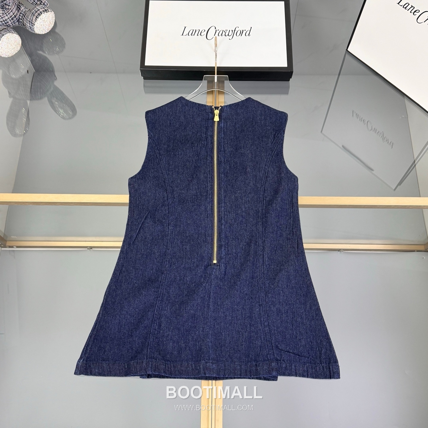 Balenciaga A-Line Denim Cotton Navy Dress 발렌시아가 A라인 데님 코튼 네이비 원피스 18