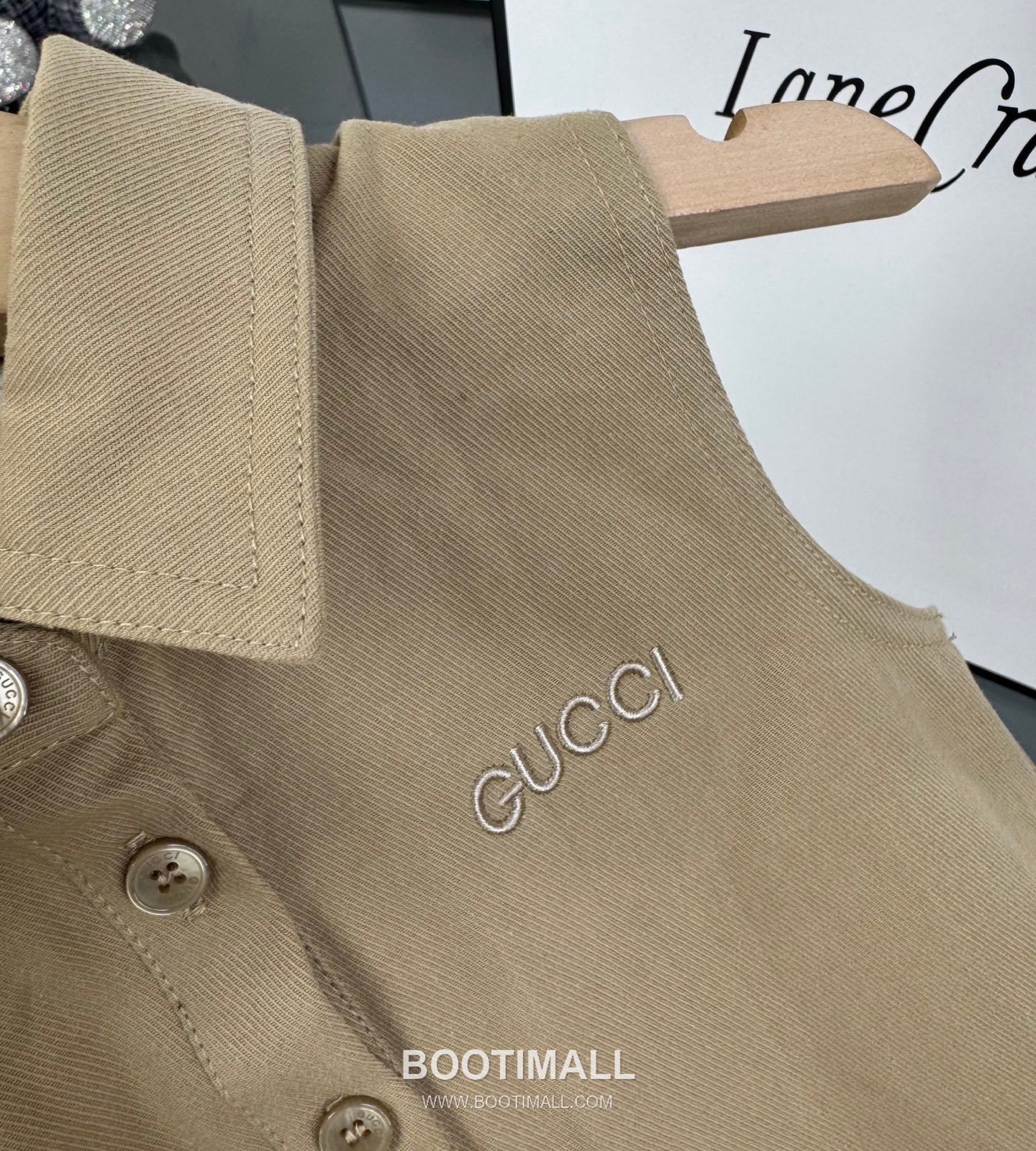 Balenciaga Ruffle Hem Sleeveless Dress Cotton Beige 발렌시아가 러플 헴 슬리브리스 드레스 코튼 베이지 6