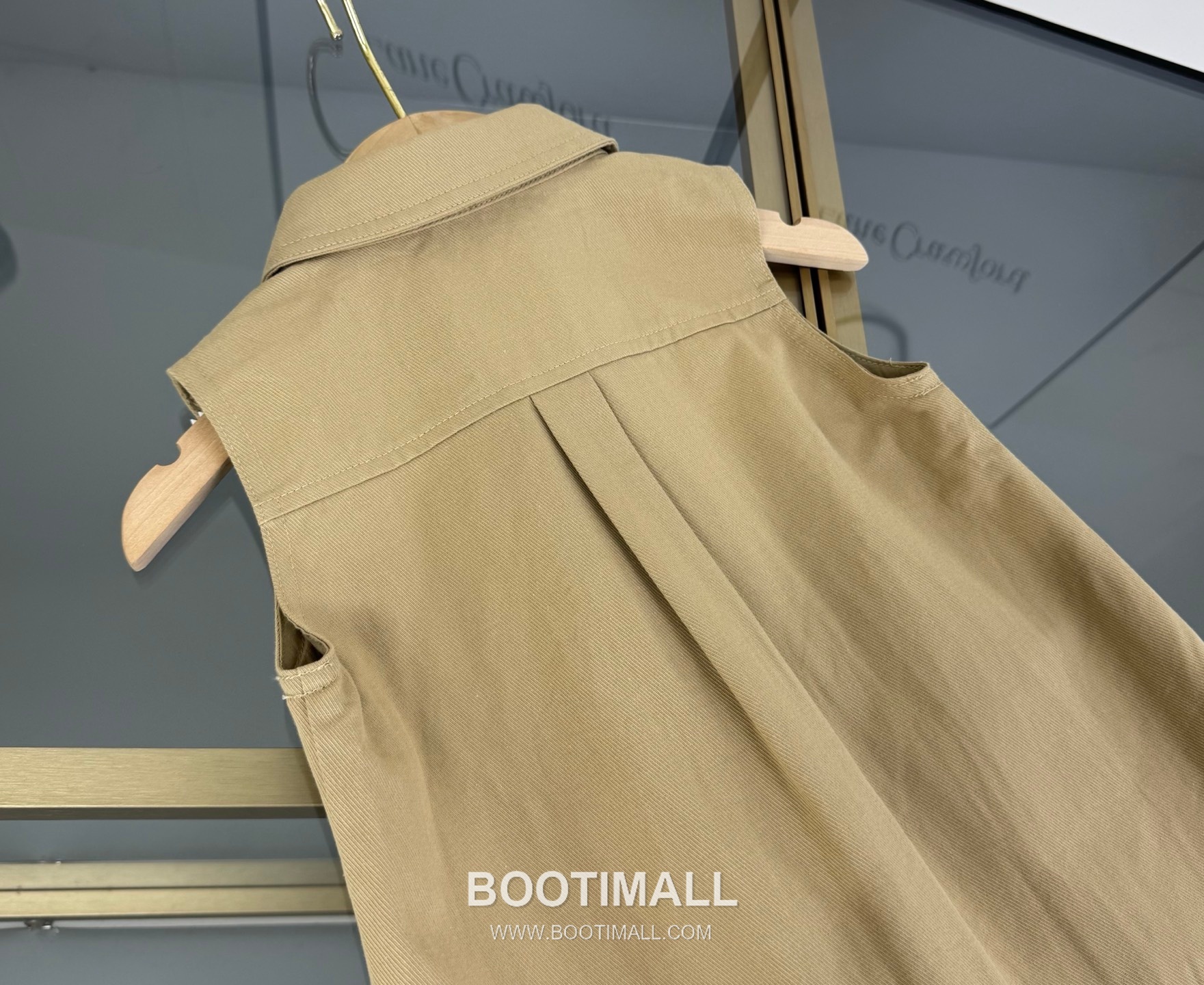 Balenciaga Ruffle Hem Sleeveless Dress Cotton Beige 발렌시아가 러플 헴 슬리브리스 드레스 코튼 베이지 10