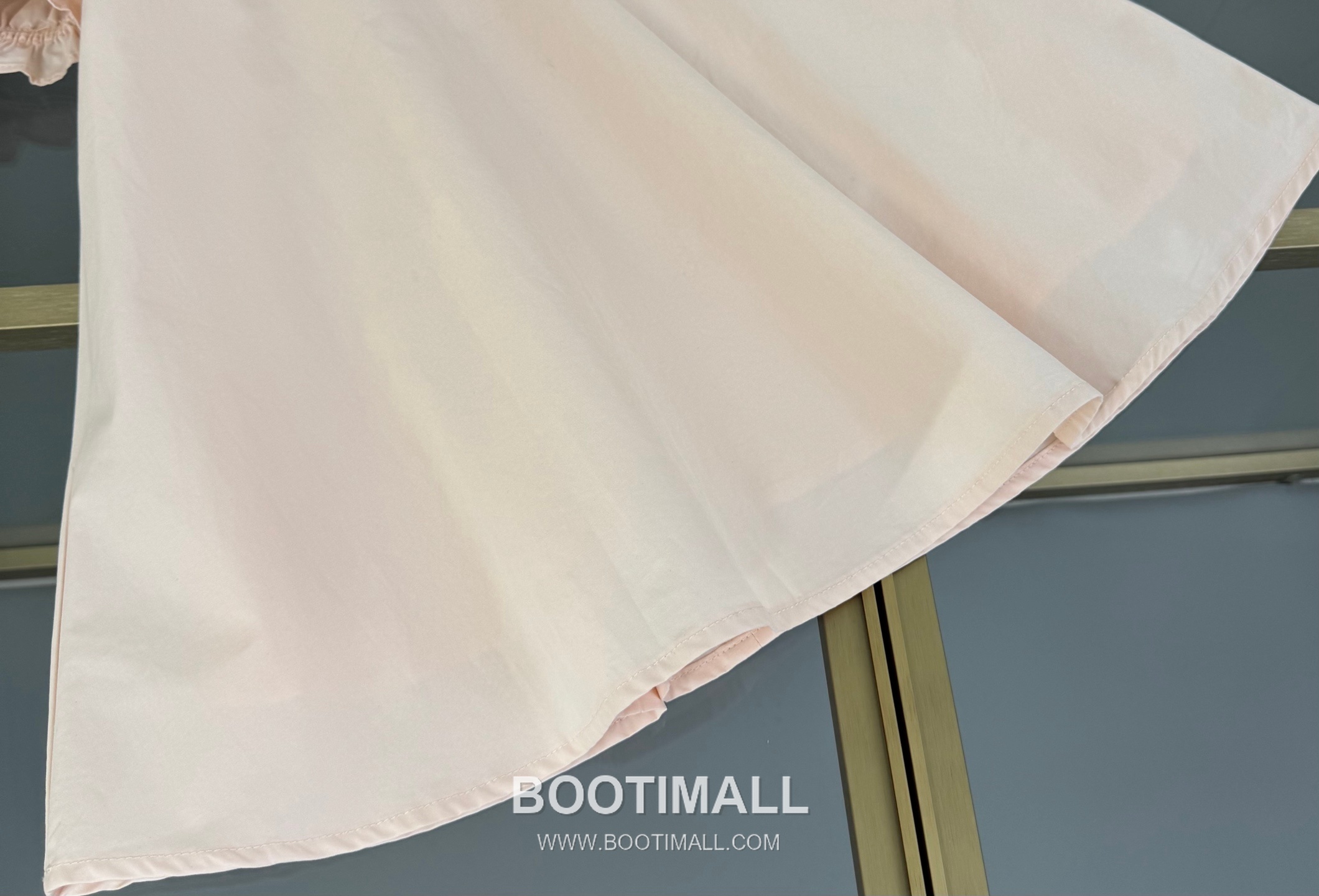 Balenciaga Letter Embroidered A-Line Light Blue Dress 발렌시아가 레터 자수 A라인 라이트 블루 드레스 5