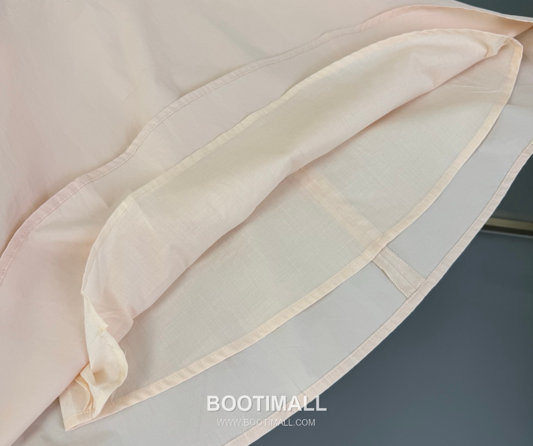 Balenciaga Letter Embroidered A-Line Light Blue Dress 발렌시아가 레터 자수 A라인 라이트 블루 드레스 6