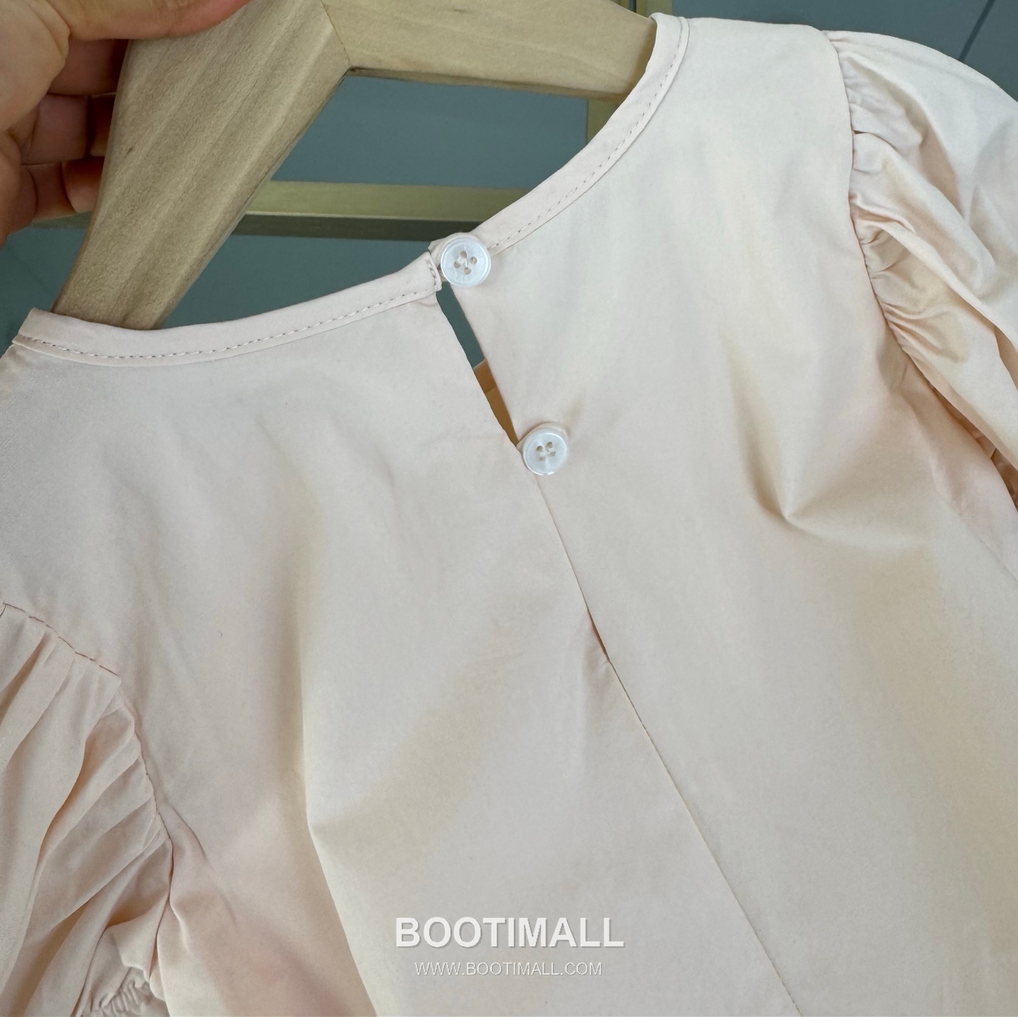 Balenciaga Letter Embroidered A-Line Light Blue Dress 발렌시아가 레터 자수 A라인 라이트 블루 드레스 8