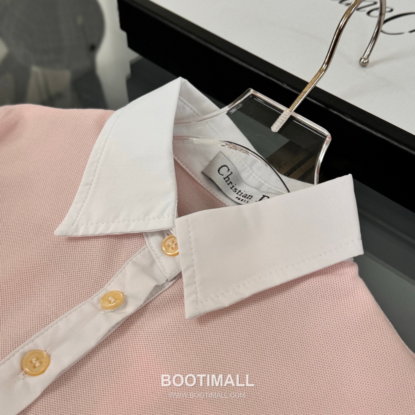 Balenciaga Monogram Polo Dress Pink 발렌시아가 모노그램 폴로 드레스 핑크 12