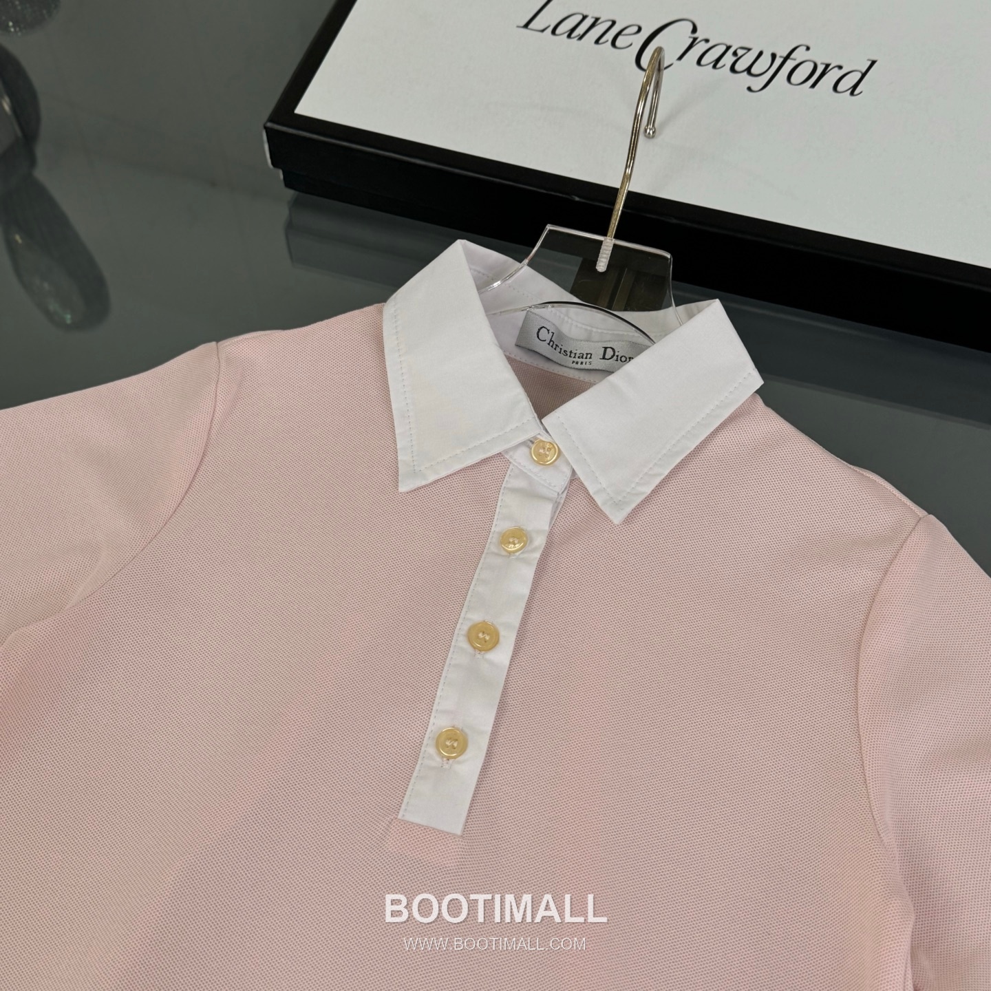 Balenciaga Monogram Polo Dress Pink 발렌시아가 모노그램 폴로 드레스 핑크 13