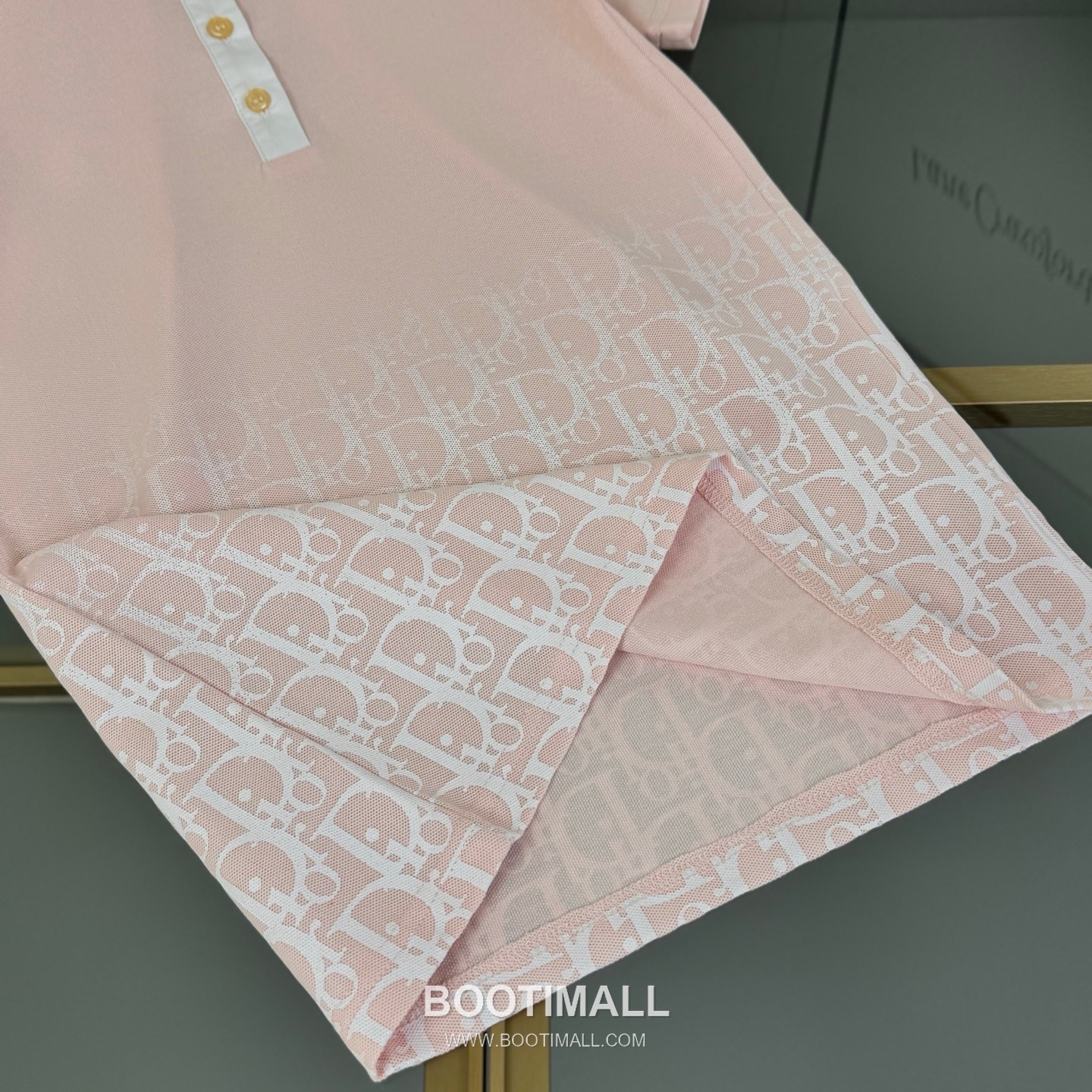 Balenciaga Monogram Polo Dress Pink 발렌시아가 모노그램 폴로 드레스 핑크 16