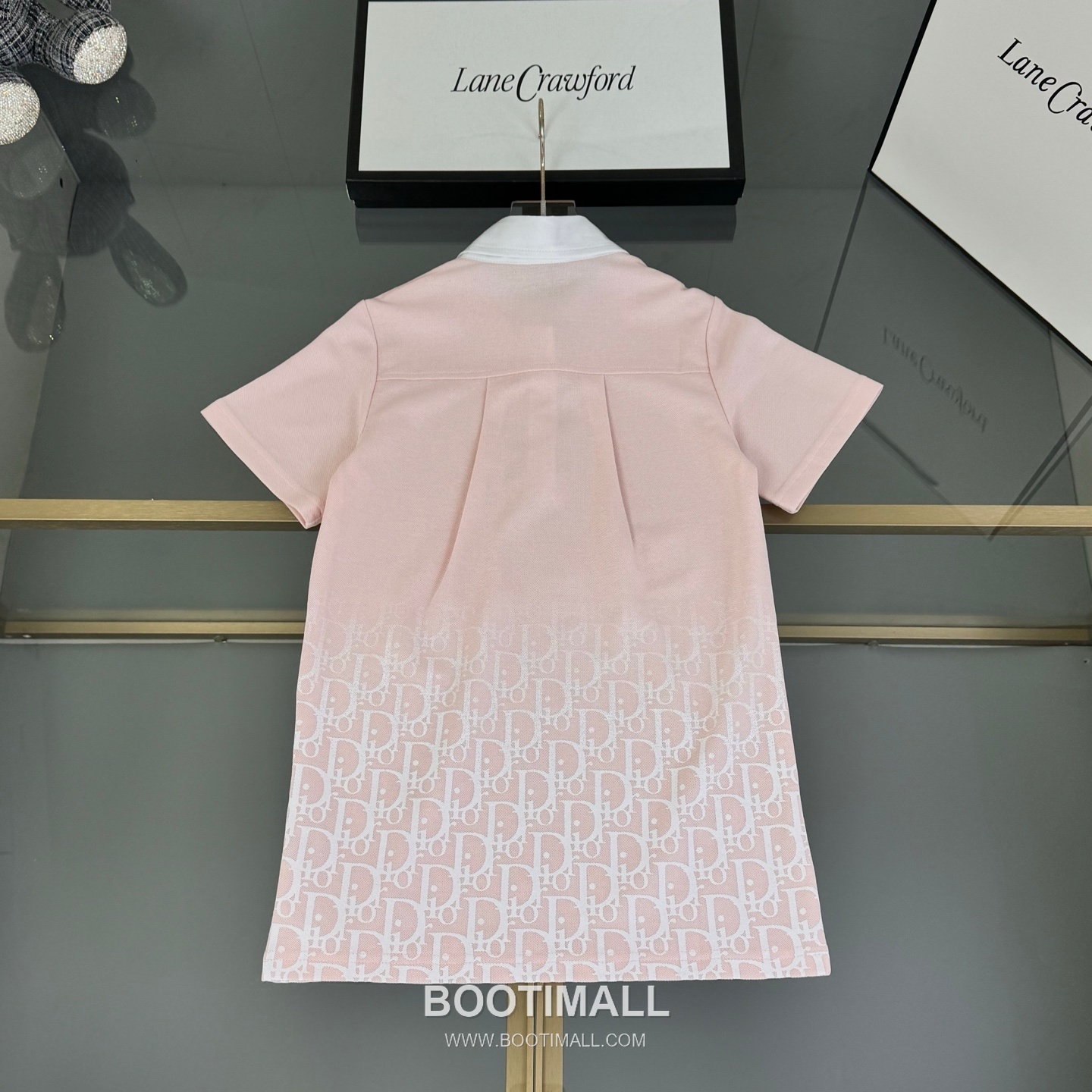 Balenciaga Monogram Polo Dress Pink 발렌시아가 모노그램 폴로 드레스 핑크 18