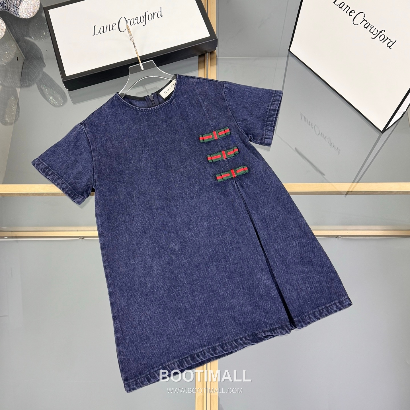 Balenciaga A-Line Denim Cotton Blue Dress 발렌시아가 A라인 데님 코튼 블루 드레스 9