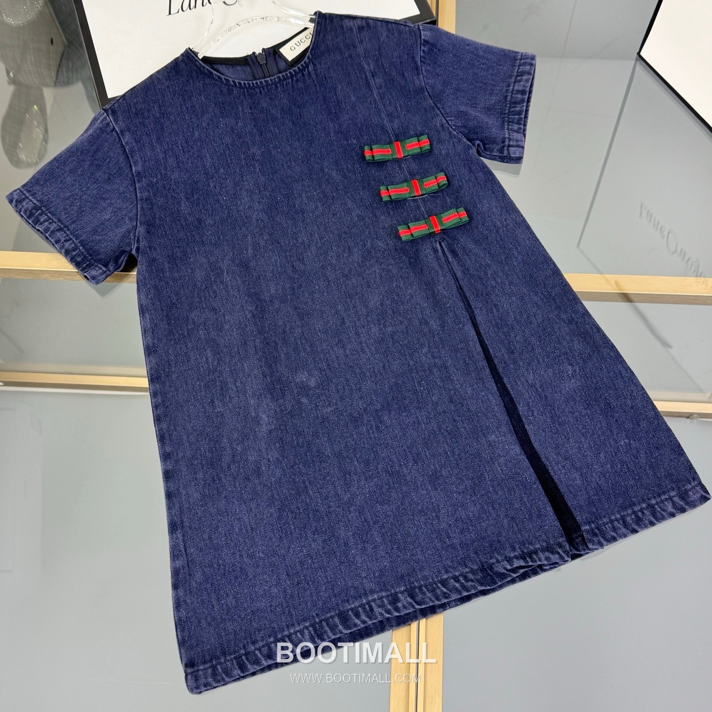 Balenciaga A-Line Denim Cotton Blue Dress 발렌시아가 A라인 데님 코튼 블루 드레스 13