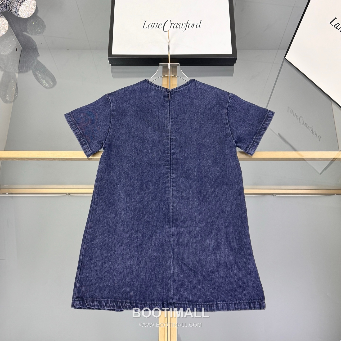 Balenciaga A-Line Denim Cotton Blue Dress 발렌시아가 A라인 데님 코튼 블루 드레스 16