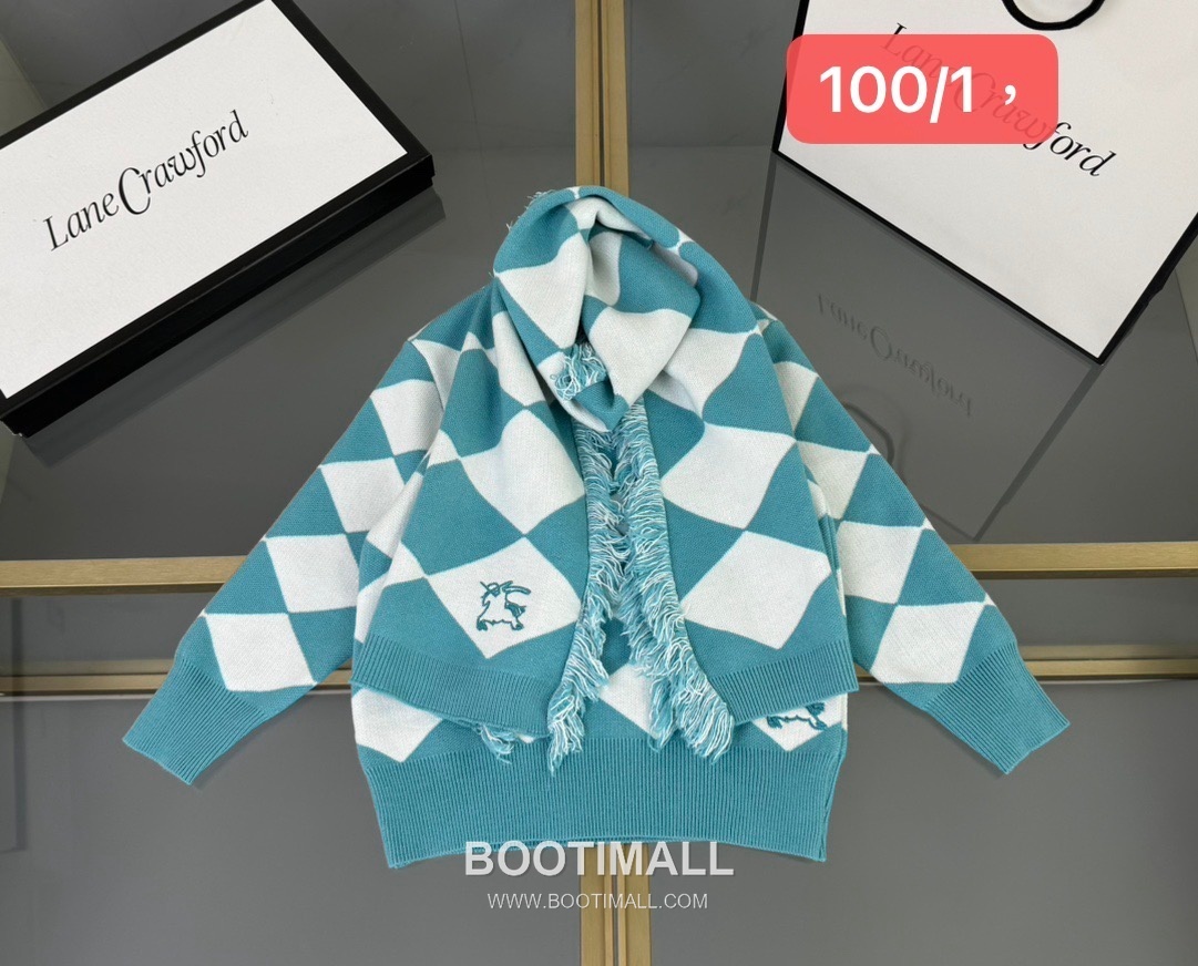 Balenciaga Pocket Intarsia Knit Navy Sweater 발렌시아가 포켓 인타르시아 니트 네이비 스웨터 4